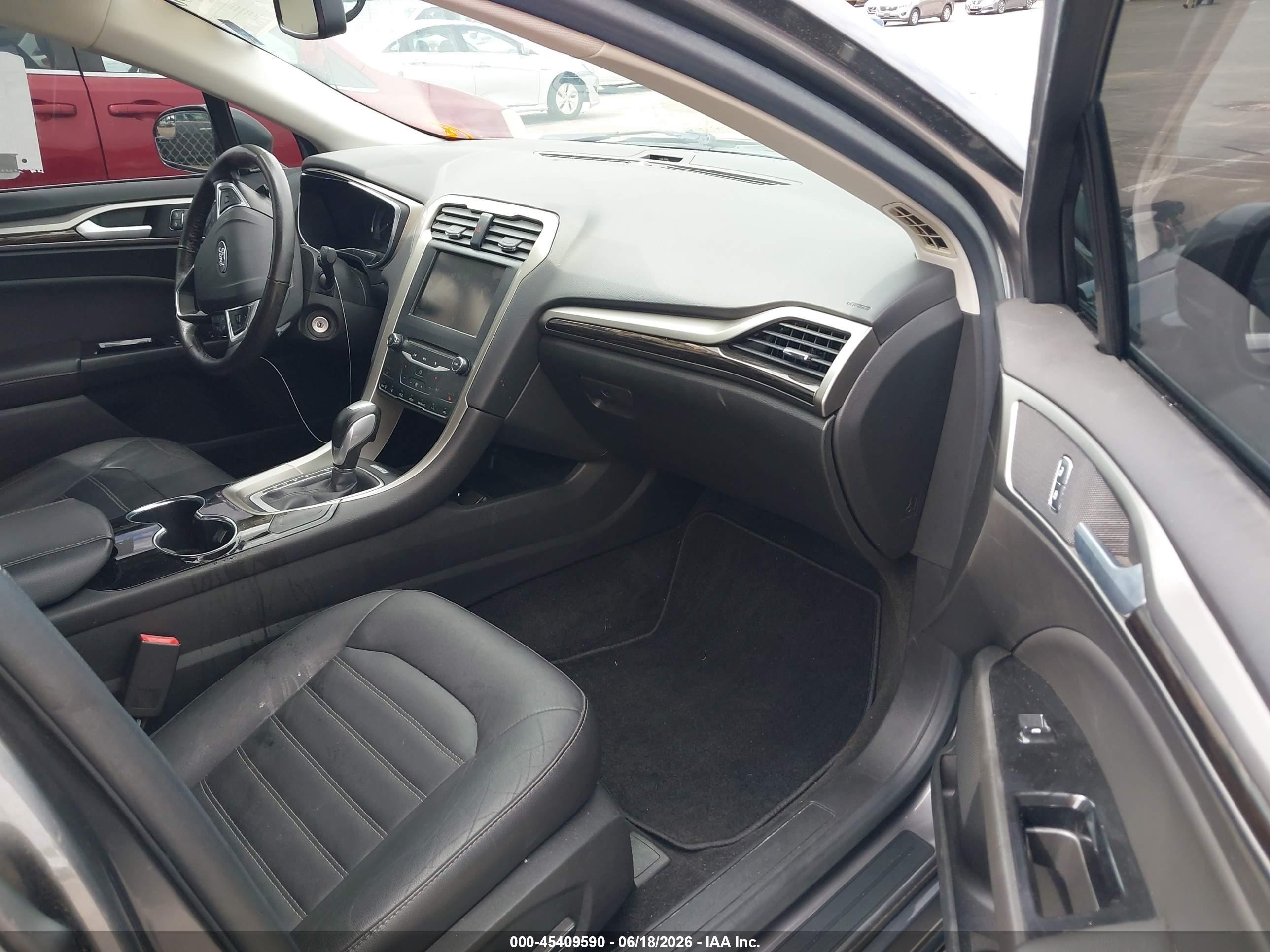 2014 Ford Fusion Se Gray vin: 3FA6P0H9XER264669