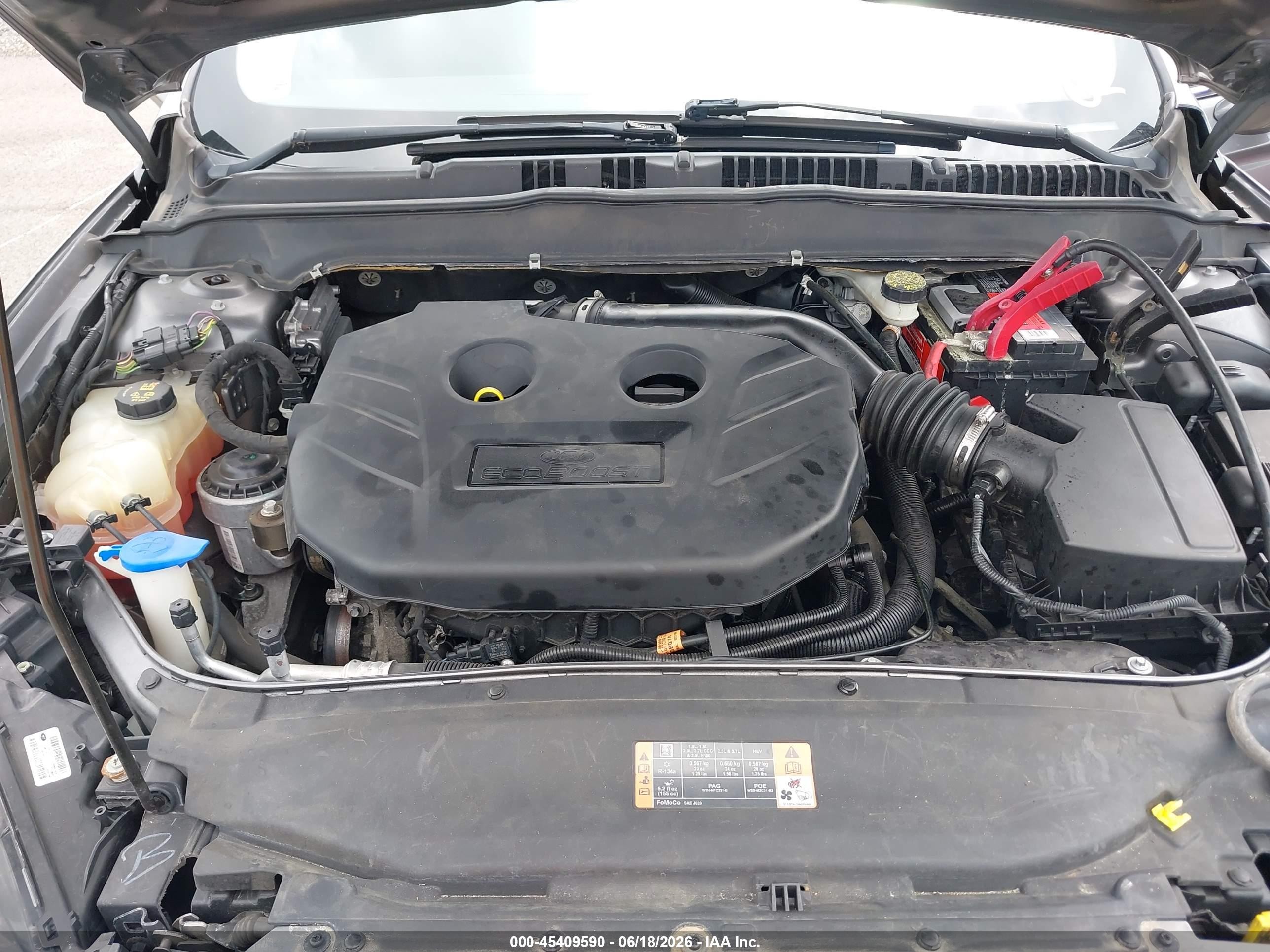 2014 Ford Fusion Se Gray vin: 3FA6P0H9XER264669