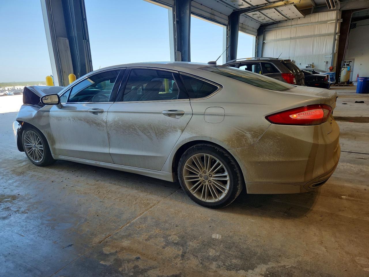 2014 Ford Fusion Se Silver vin: 3FA6P0H9XER271315