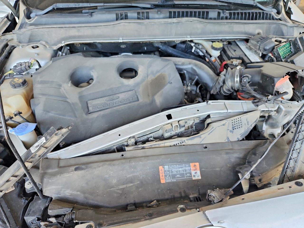 2014 Ford Fusion Se Silver vin: 3FA6P0H9XER271315