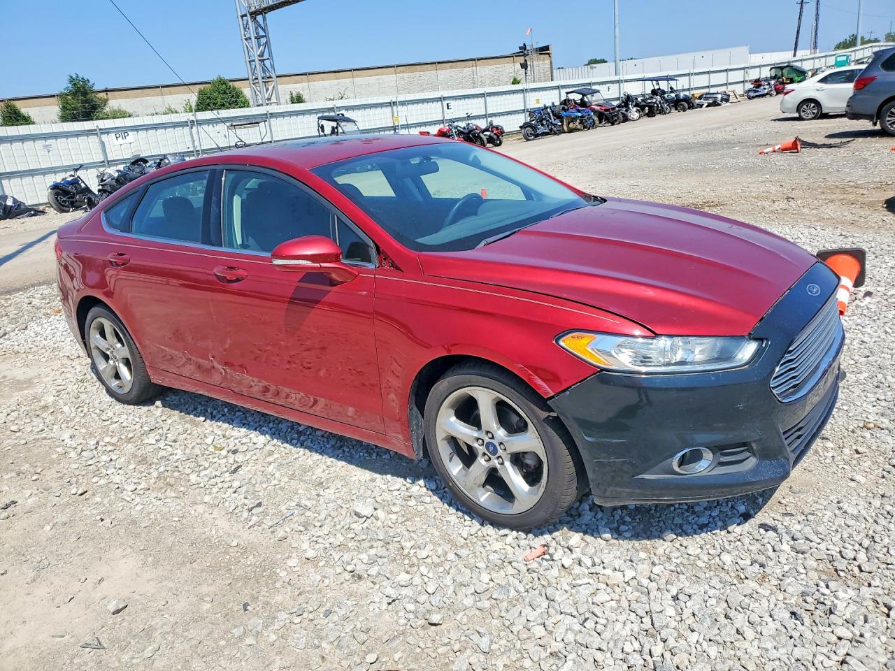 2014 Ford Fusion Se Red vin: 3FA6P0H9XER289944
