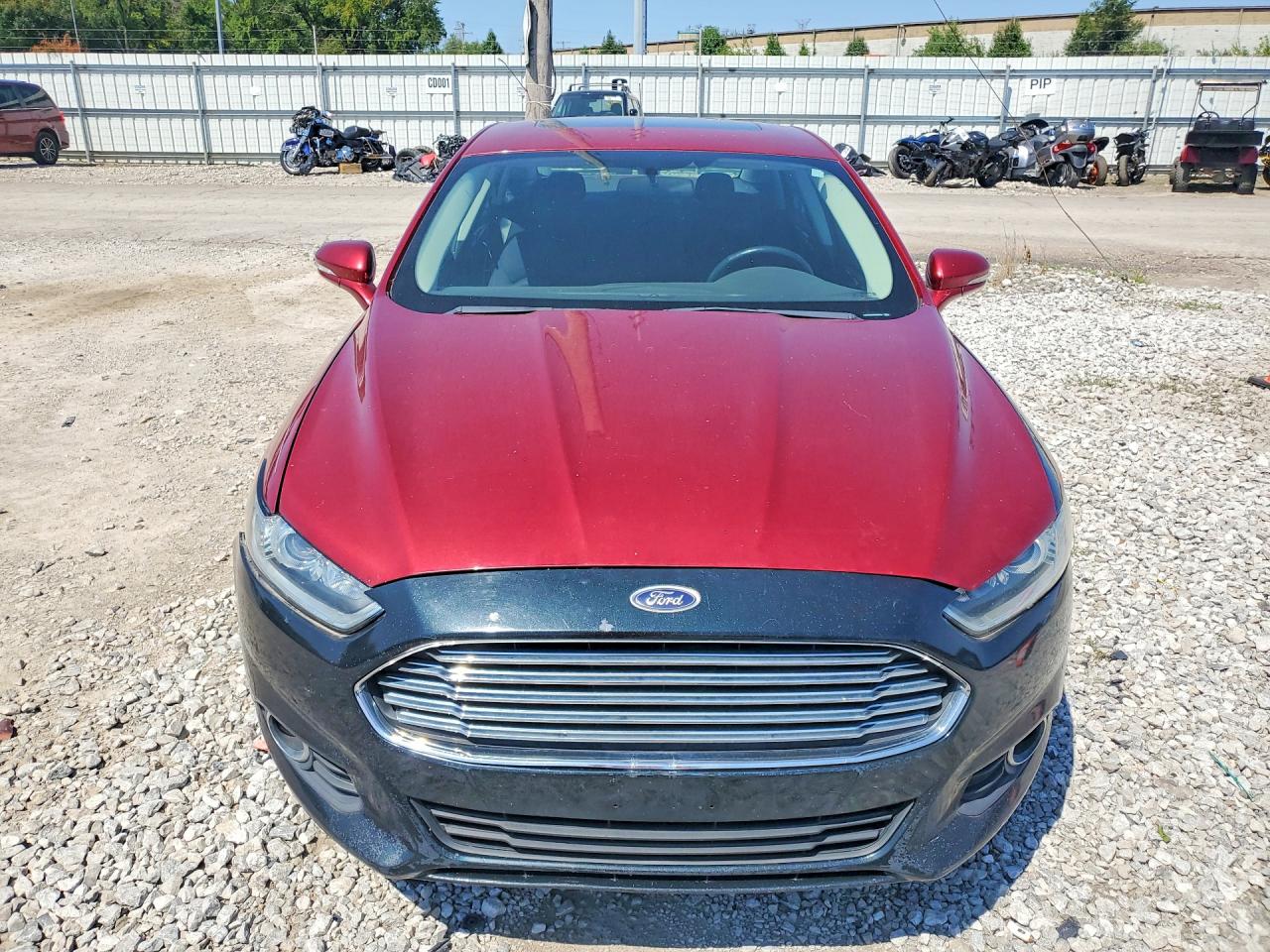 2014 Ford Fusion Se Red vin: 3FA6P0H9XER289944