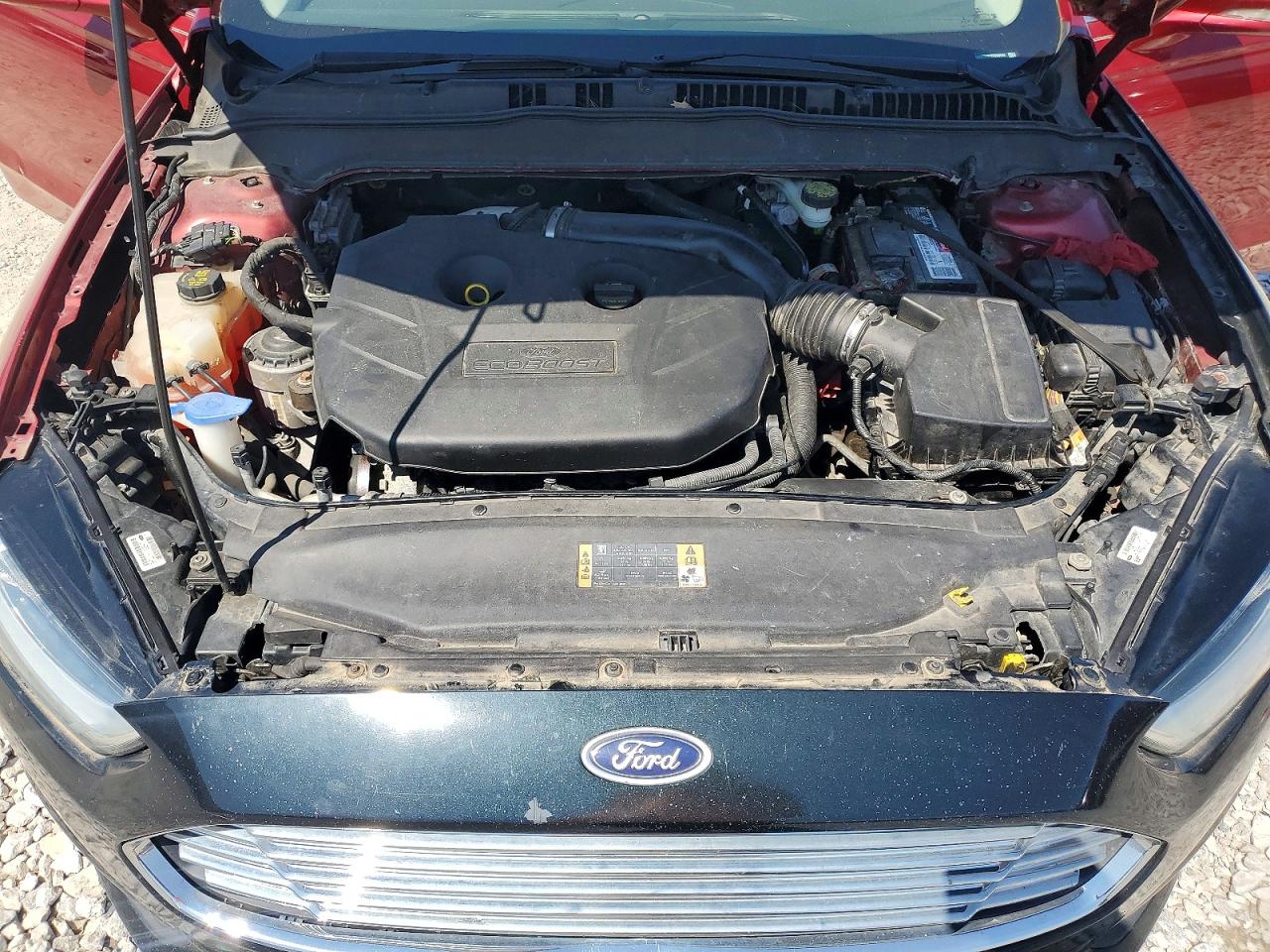 2014 Ford Fusion Se Red vin: 3FA6P0H9XER289944