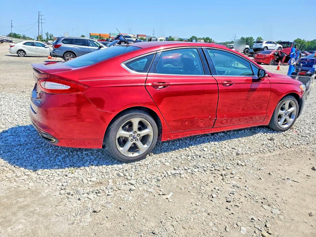 2014 Ford Fusion Se Red vin: 3FA6P0H9XER289944