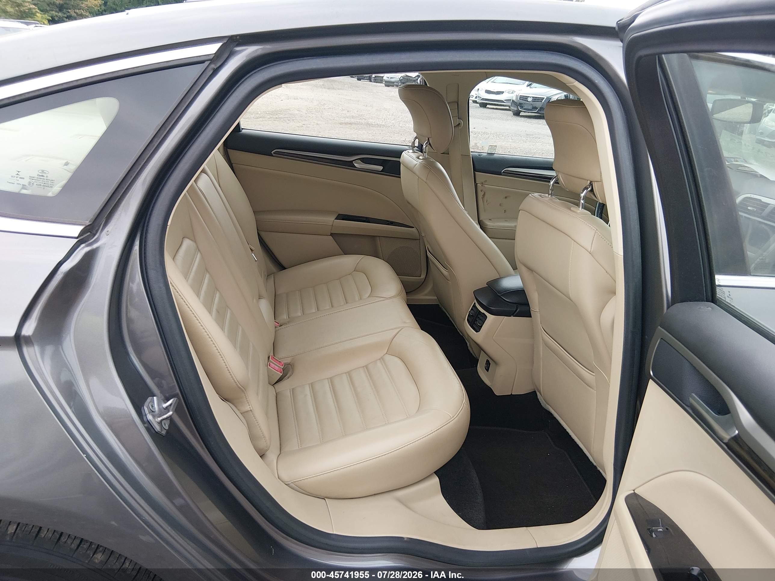 2014 Ford Fusion Se Gray vin: 3FA6P0H9XER310761