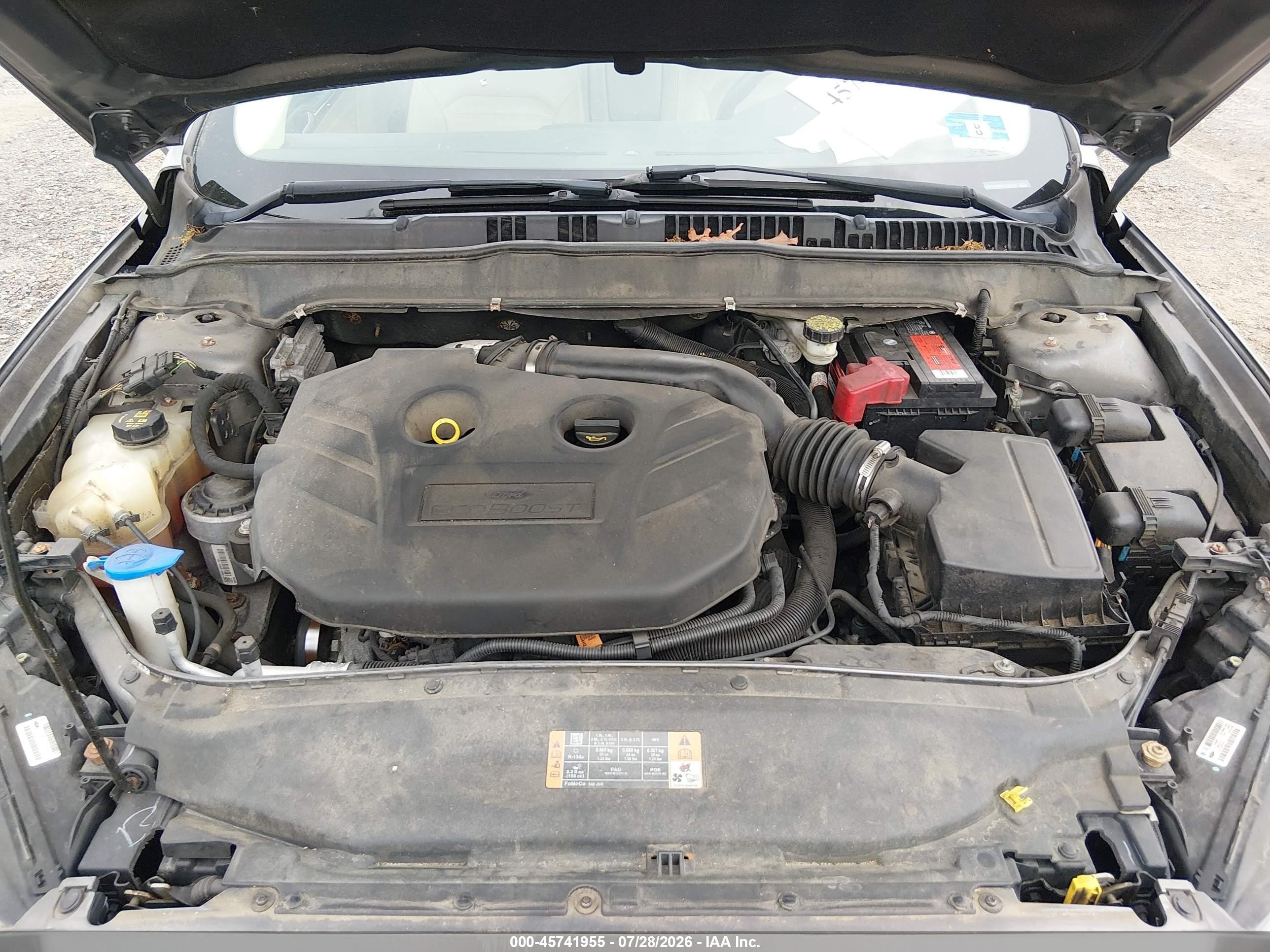 2014 Ford Fusion Se Gray vin: 3FA6P0H9XER310761