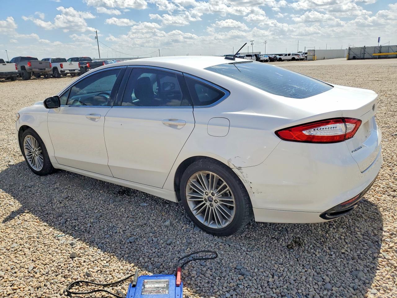 2014 Ford Fusion Se Белый vin: 3FA6P0H9XER360883