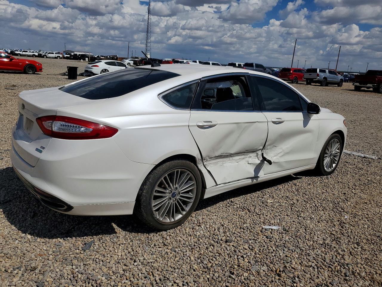 2014 Ford Fusion Se Белый vin: 3FA6P0H9XER360883