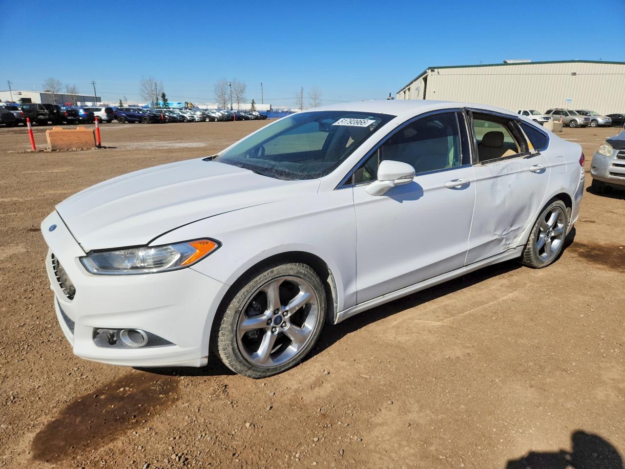2015 Ford Fusion Se White vin: 3FA6P0H9XFR107337