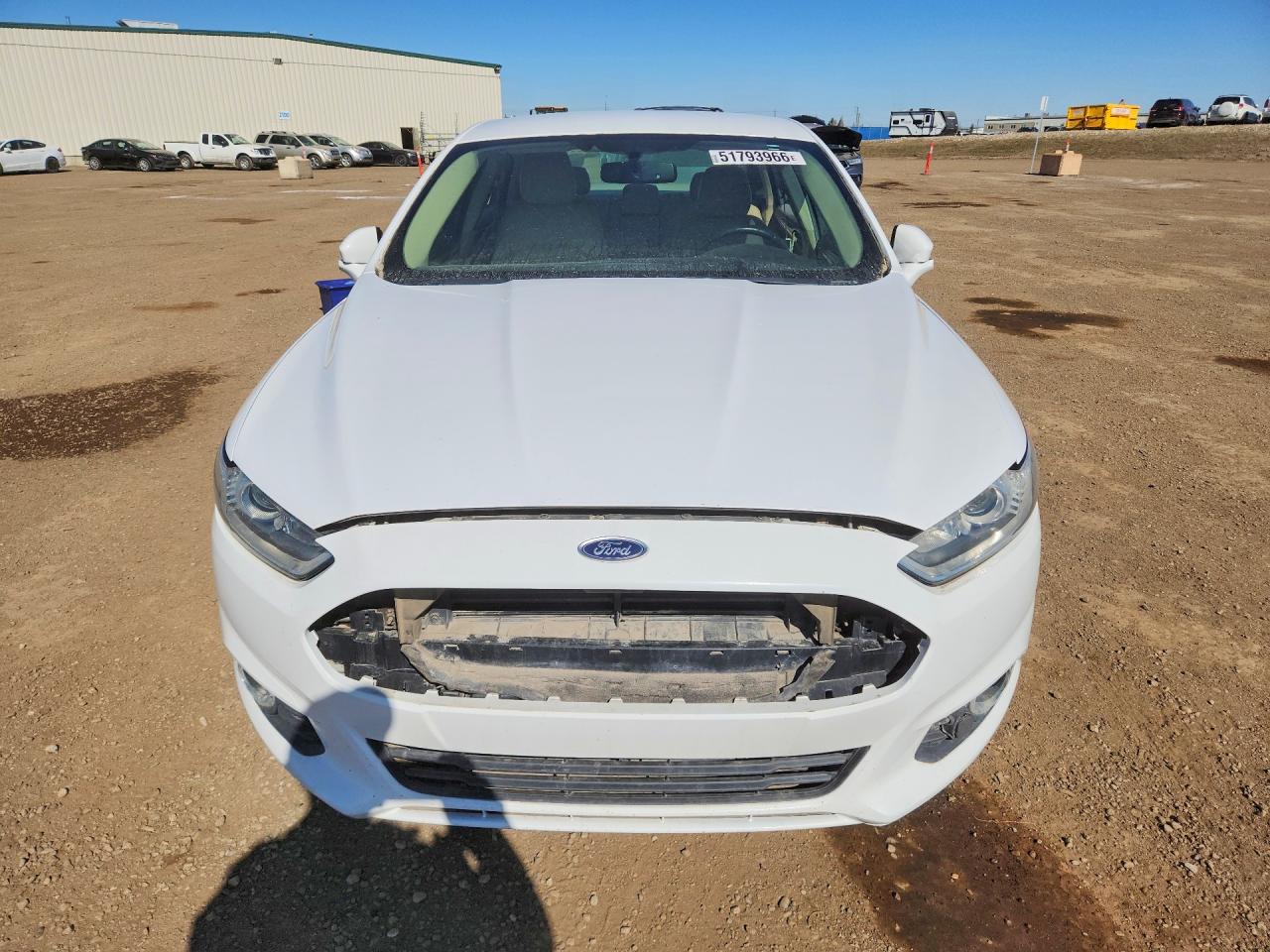 2015 Ford Fusion Se White vin: 3FA6P0H9XFR107337