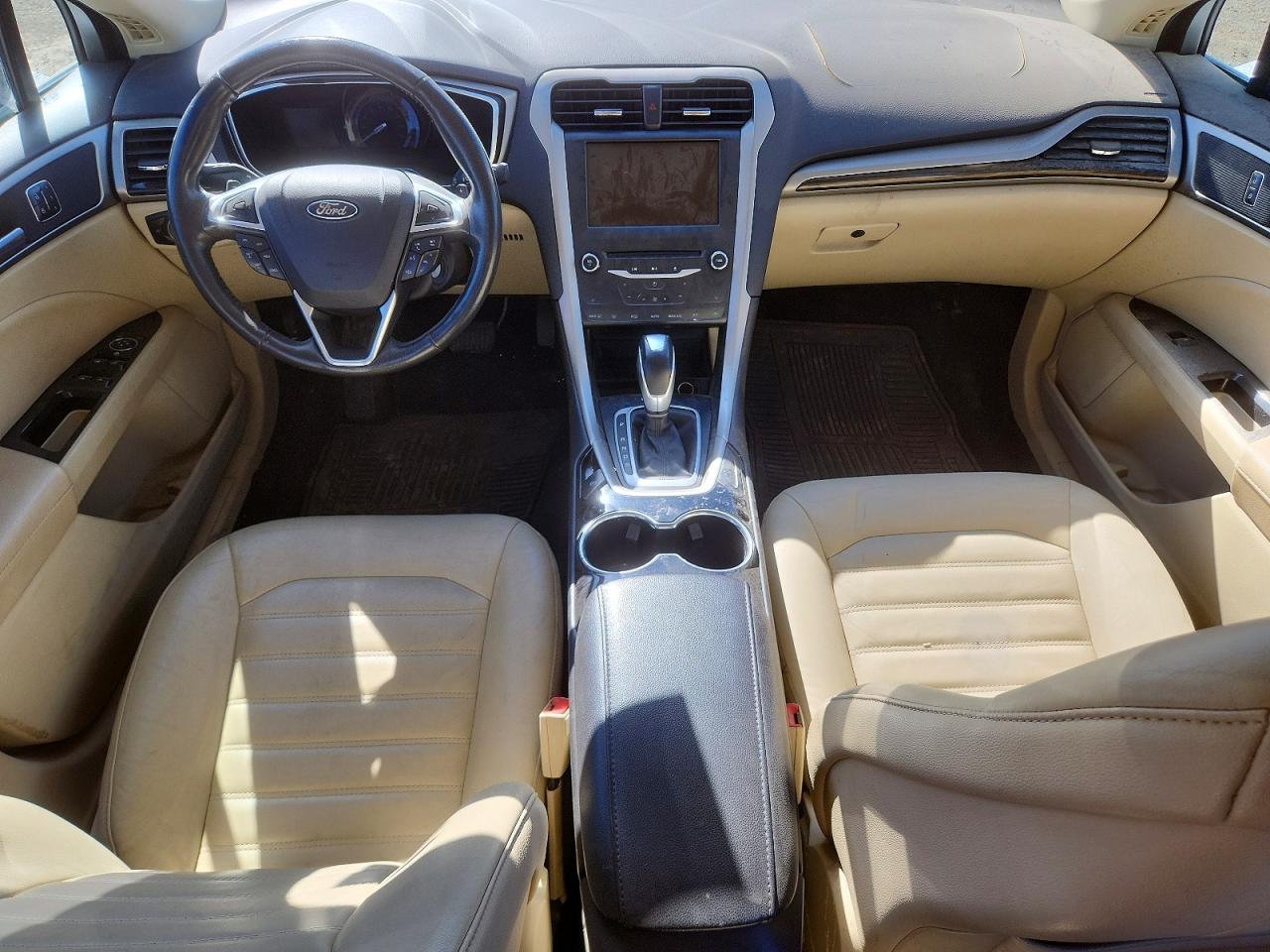 2015 Ford Fusion Se White vin: 3FA6P0H9XFR107337