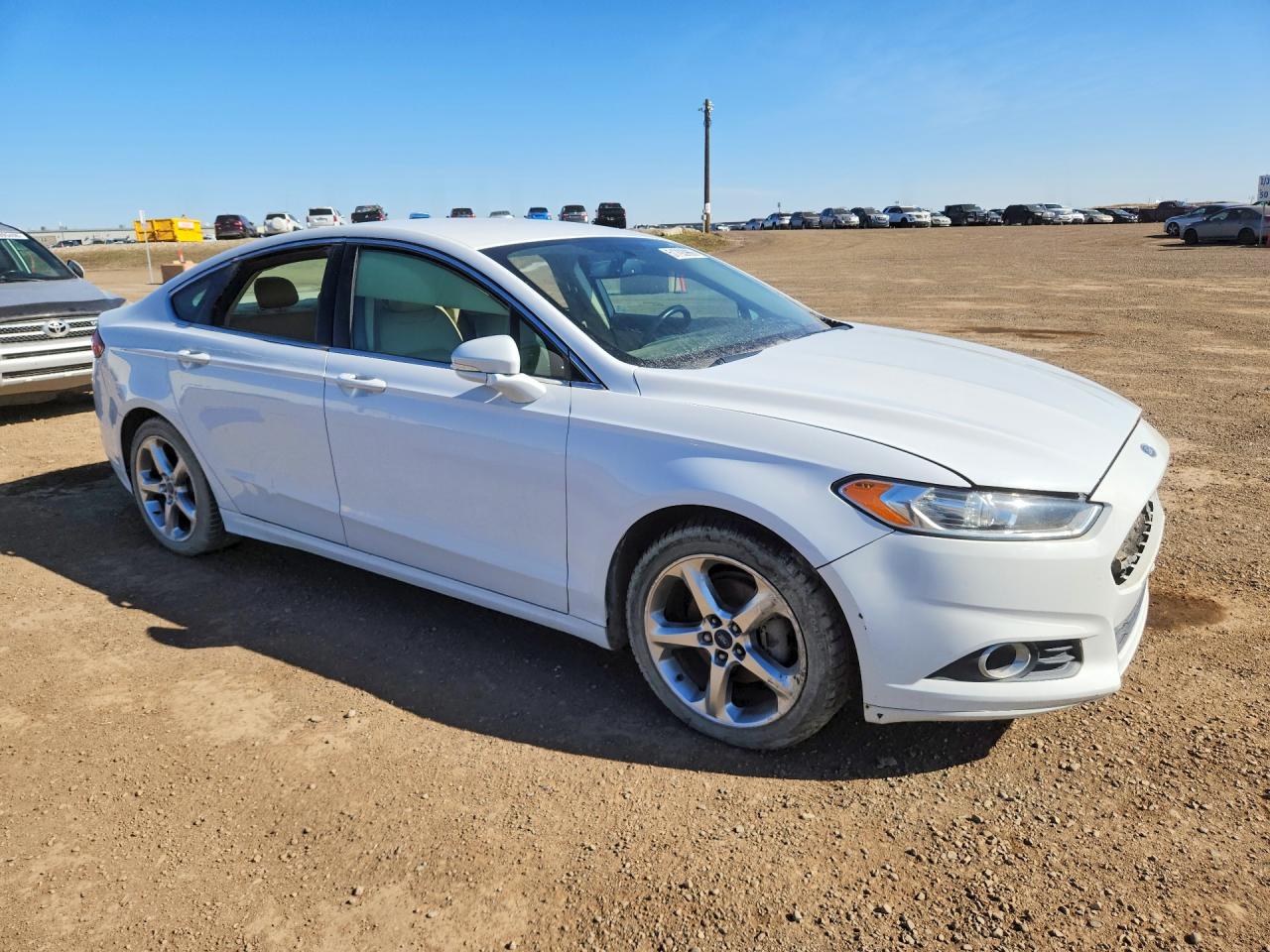 2015 Ford Fusion Se White vin: 3FA6P0H9XFR107337