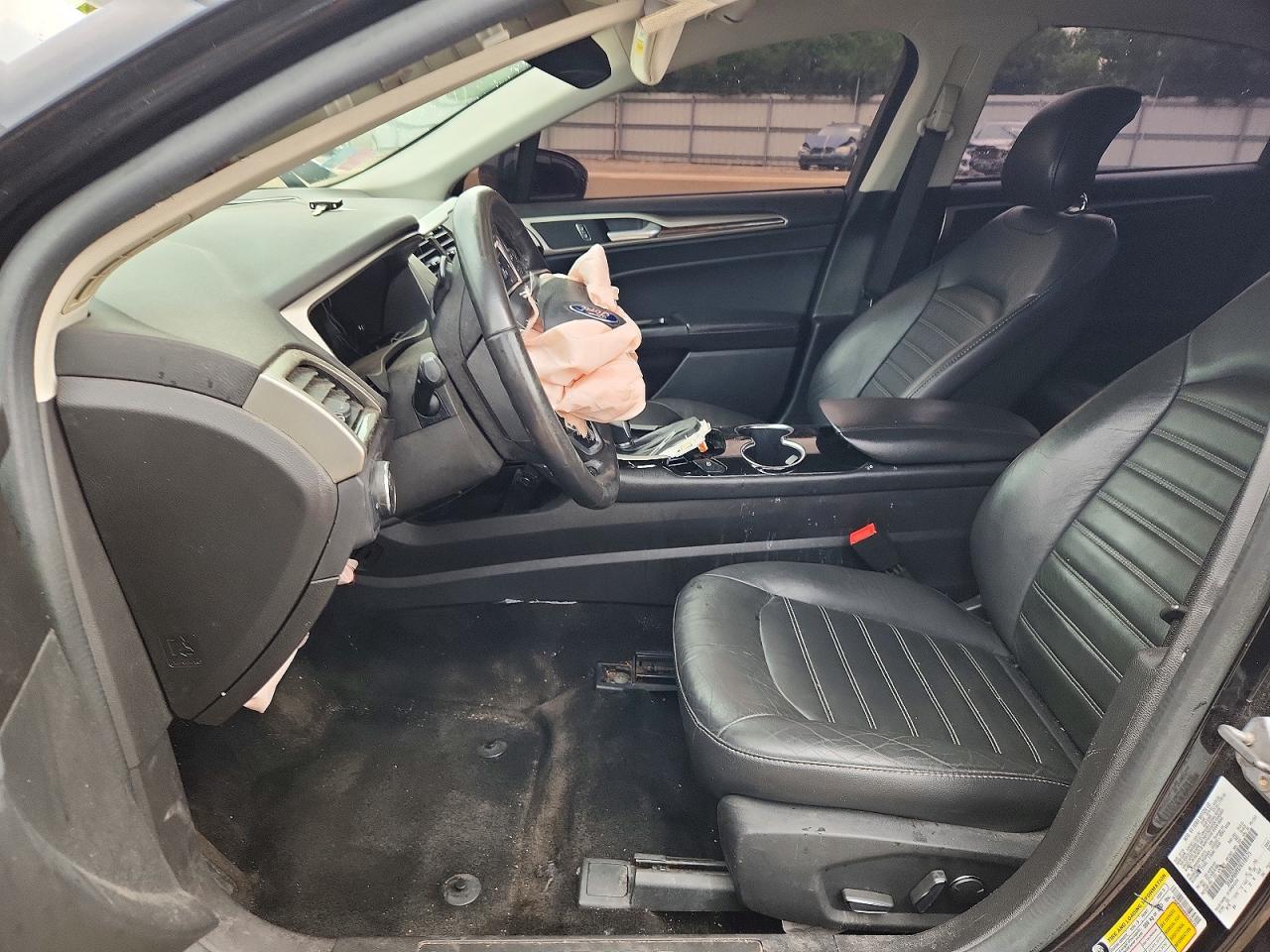 2015 Ford Fusion Se Black vin: 3FA6P0H9XFR118175