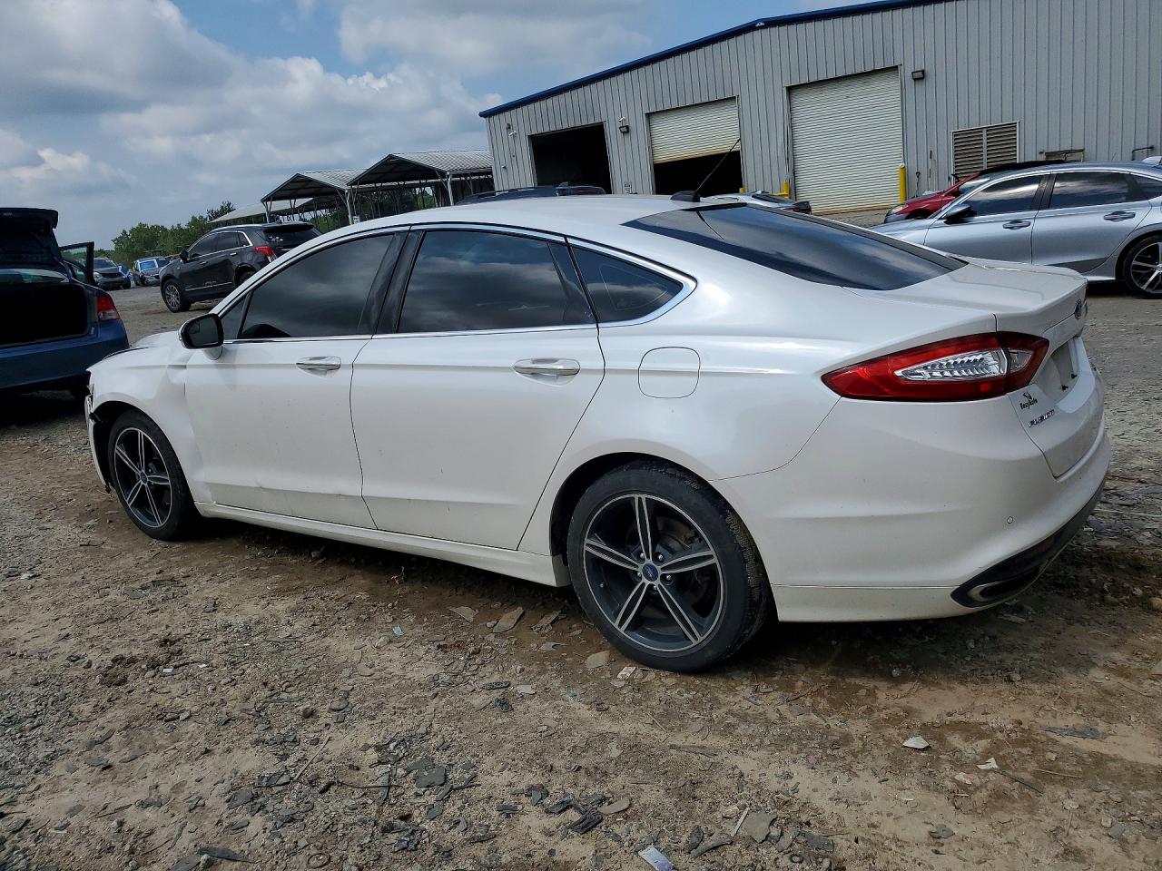 2015 Ford Fusion Se White vin: 3FA6P0H9XFR165934