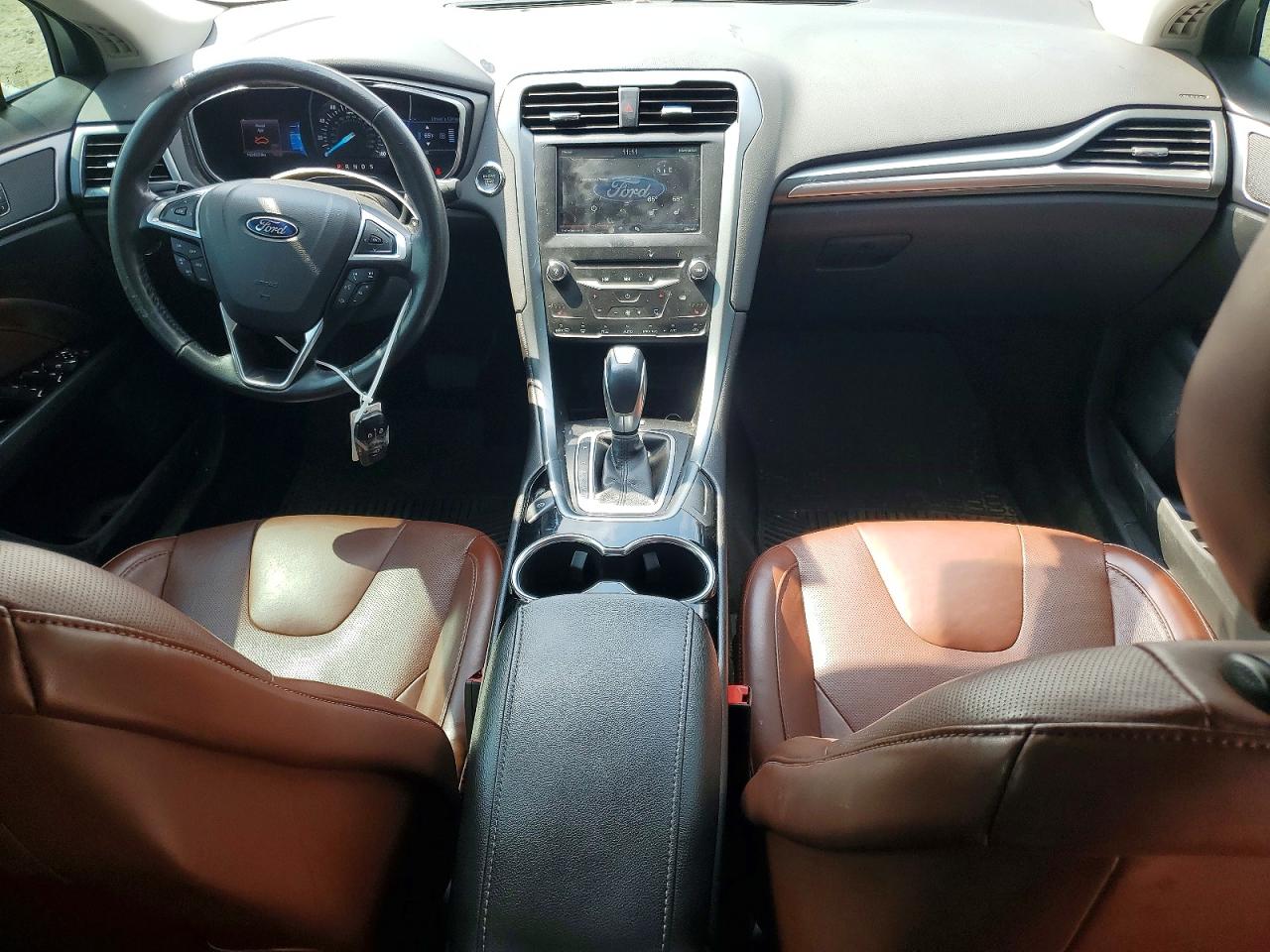 2015 Ford Fusion Se White vin: 3FA6P0H9XFR165934