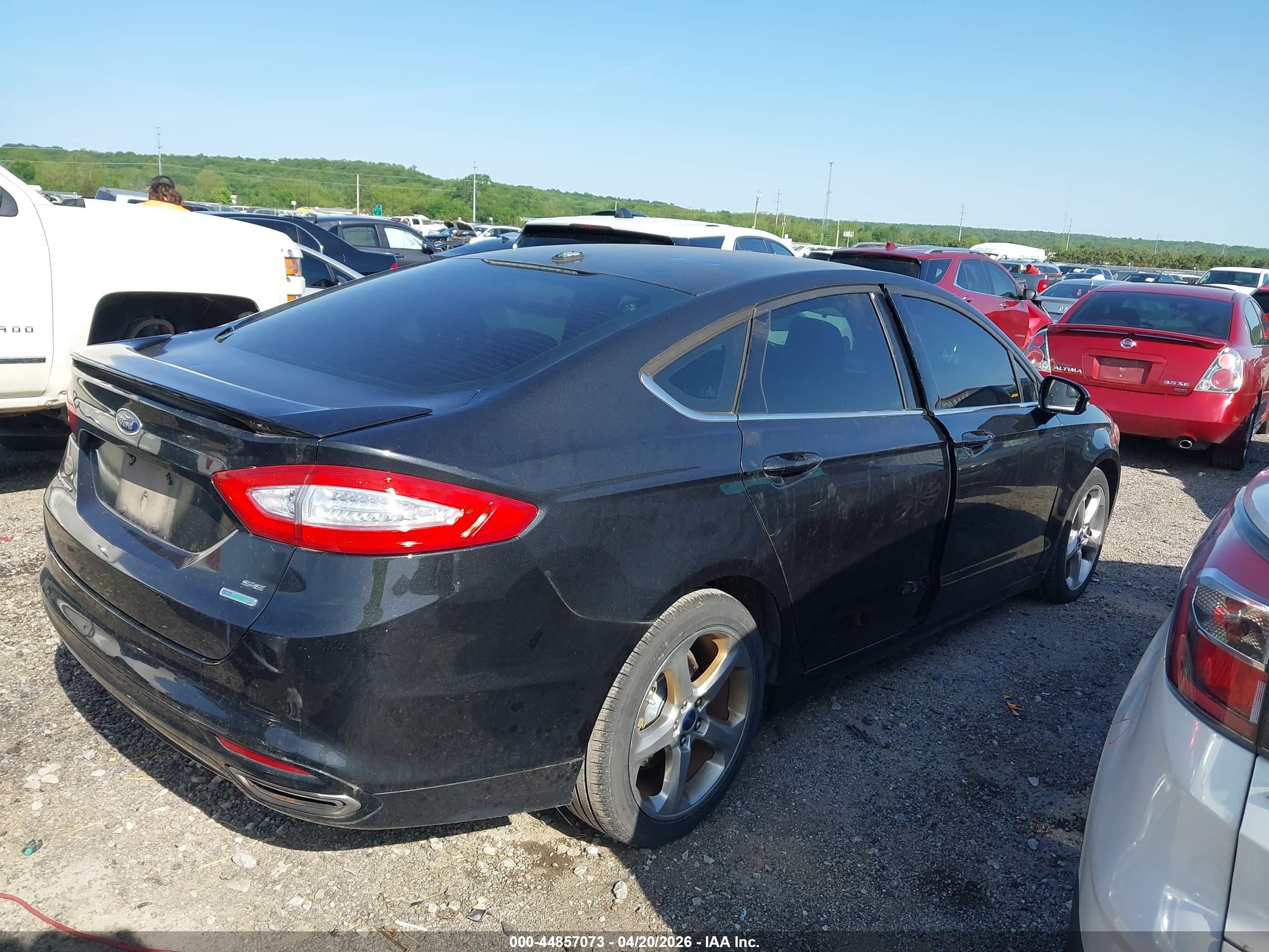 2015 Ford Fusion Se Black vin: 3FA6P0H9XFR268559