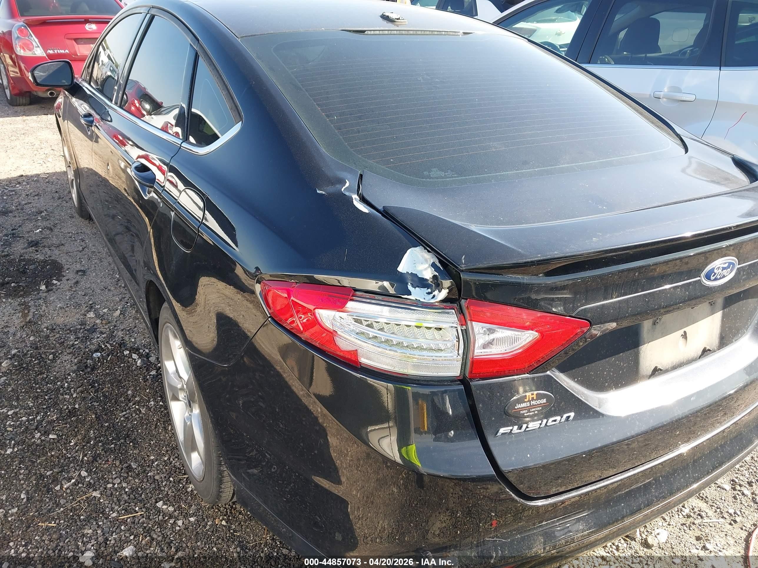 2015 Ford Fusion Se Black vin: 3FA6P0H9XFR268559