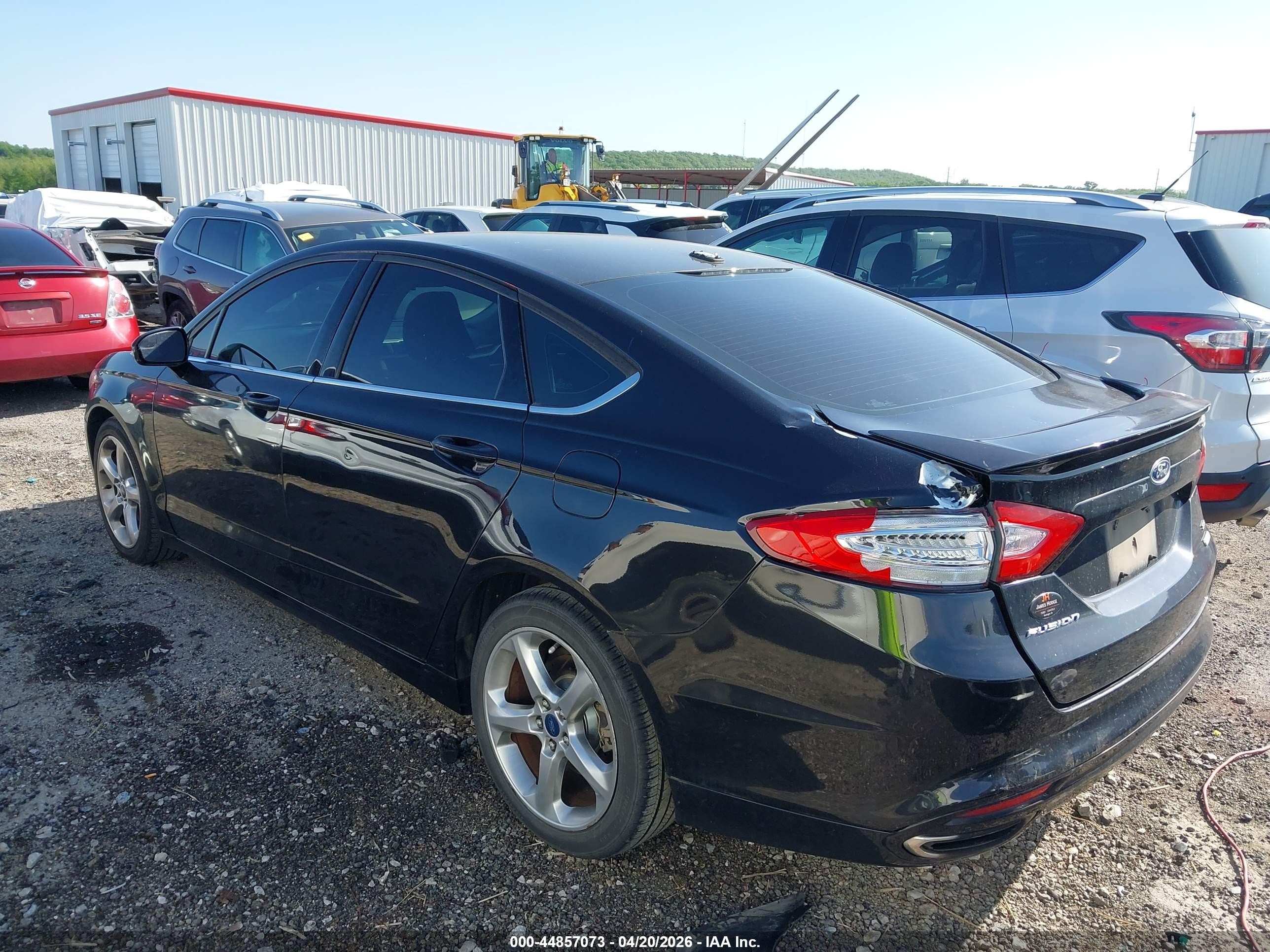 2015 Ford Fusion Se Black vin: 3FA6P0H9XFR268559