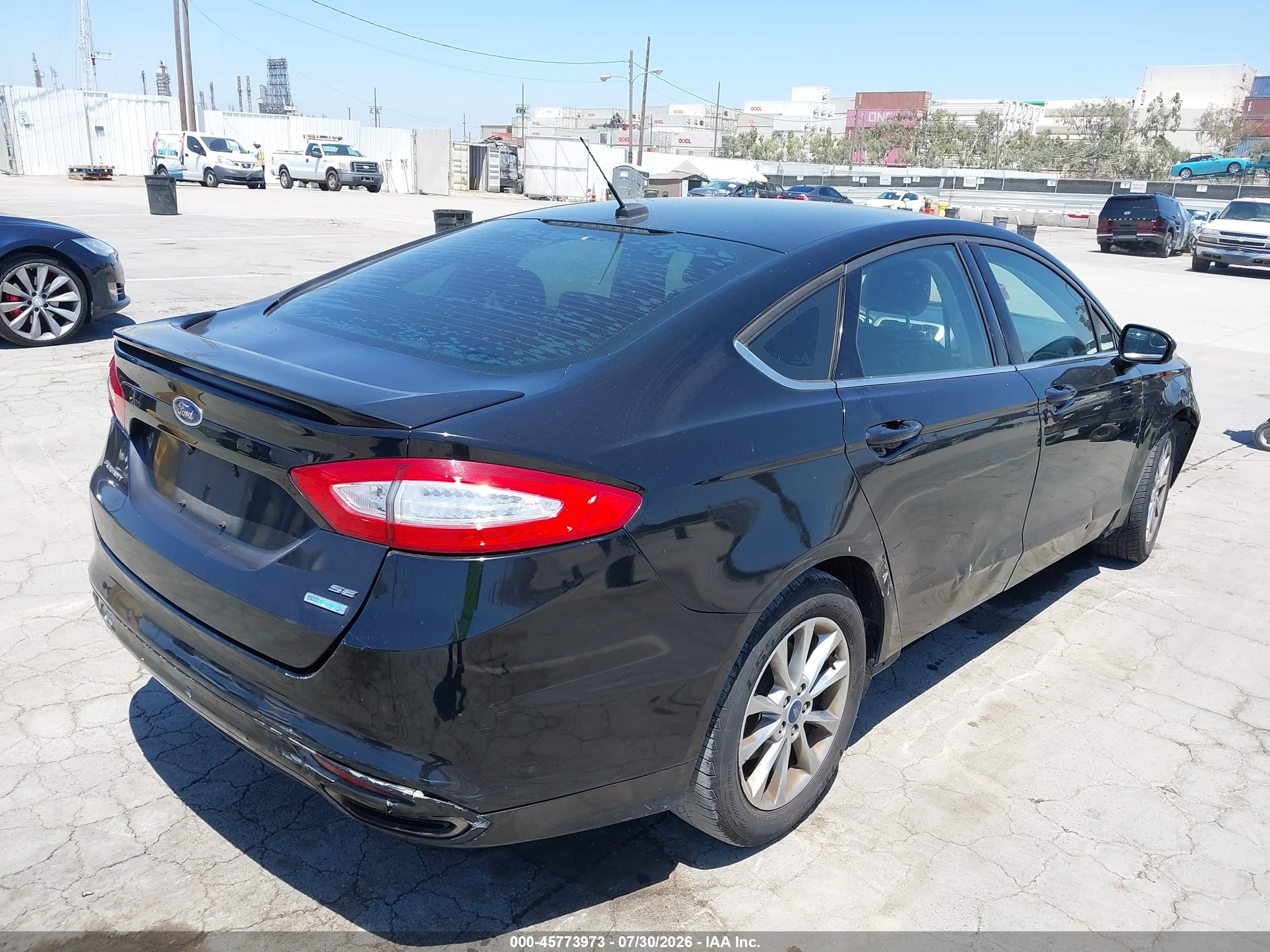 2016 Ford Fusion Se Black vin: 3FA6P0H9XGR259720