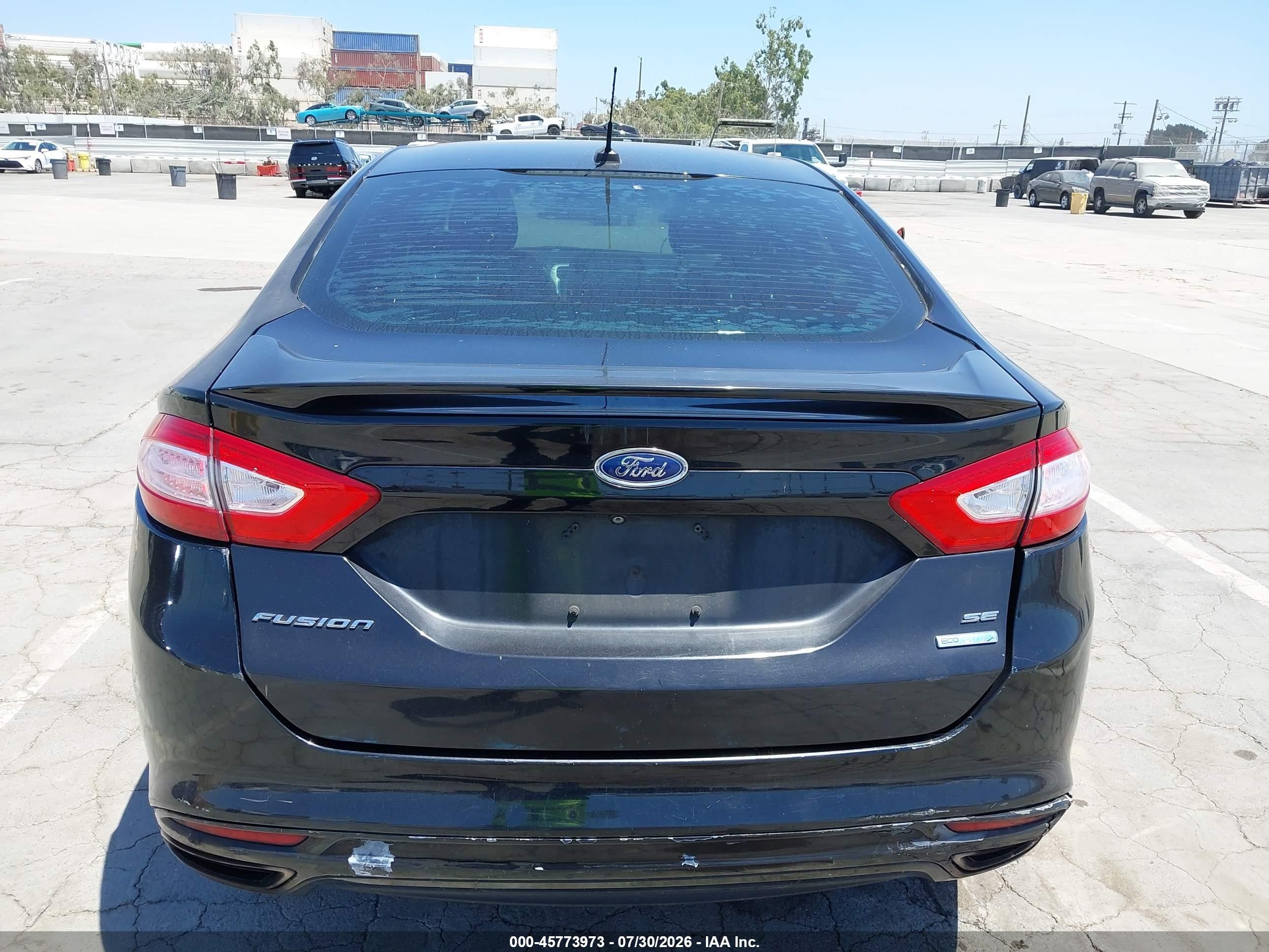 2016 Ford Fusion Se Black vin: 3FA6P0H9XGR259720
