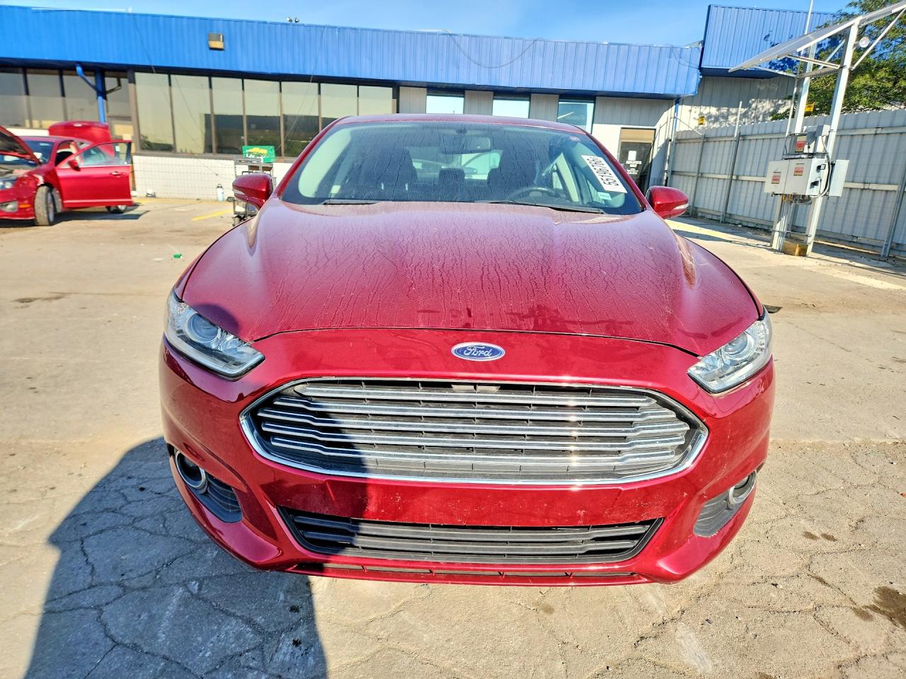 2014 Ford Fusion Se Red vin: 3FA6P0HD0ER100190