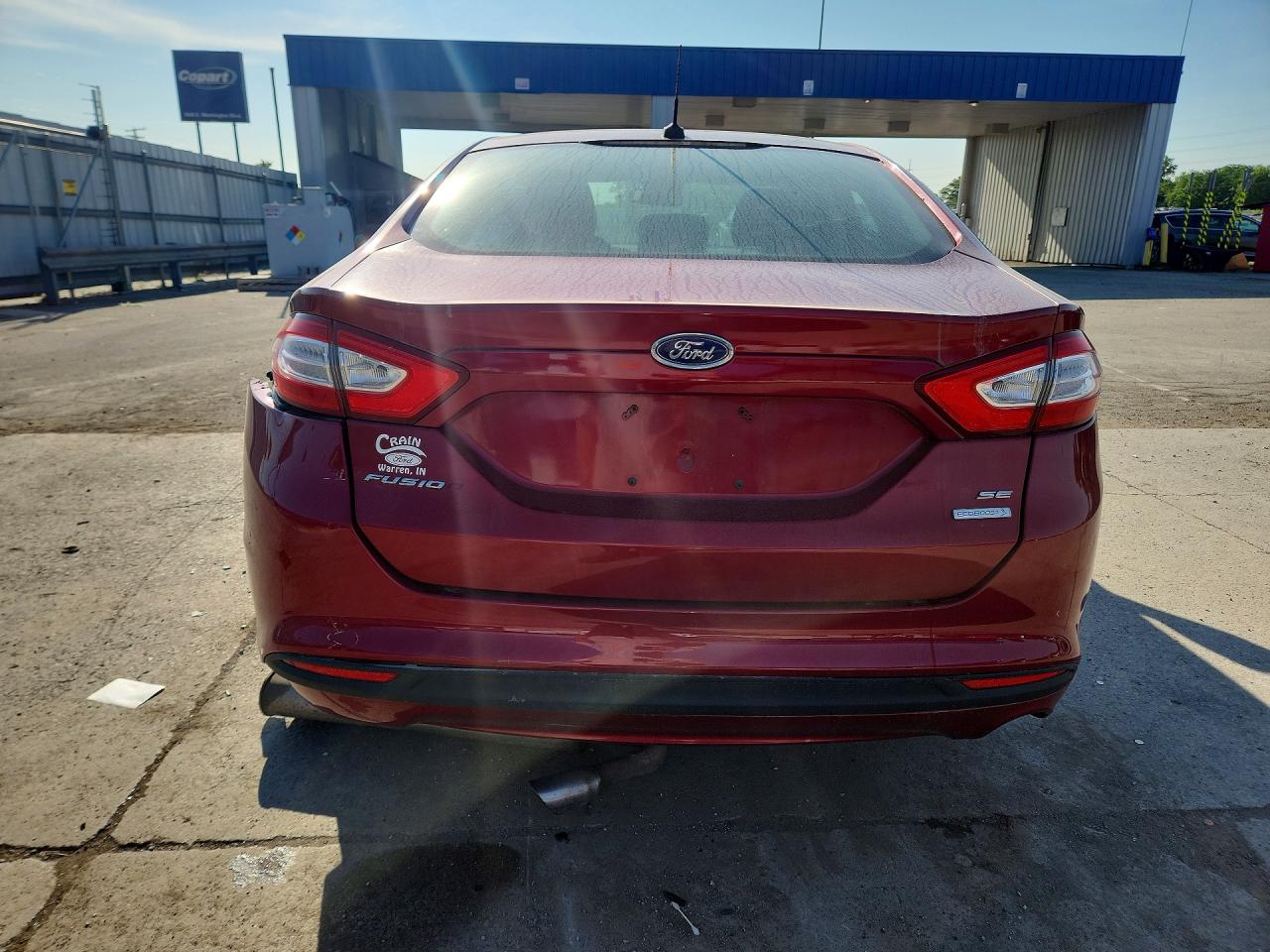2014 Ford Fusion Se Red vin: 3FA6P0HD0ER100190