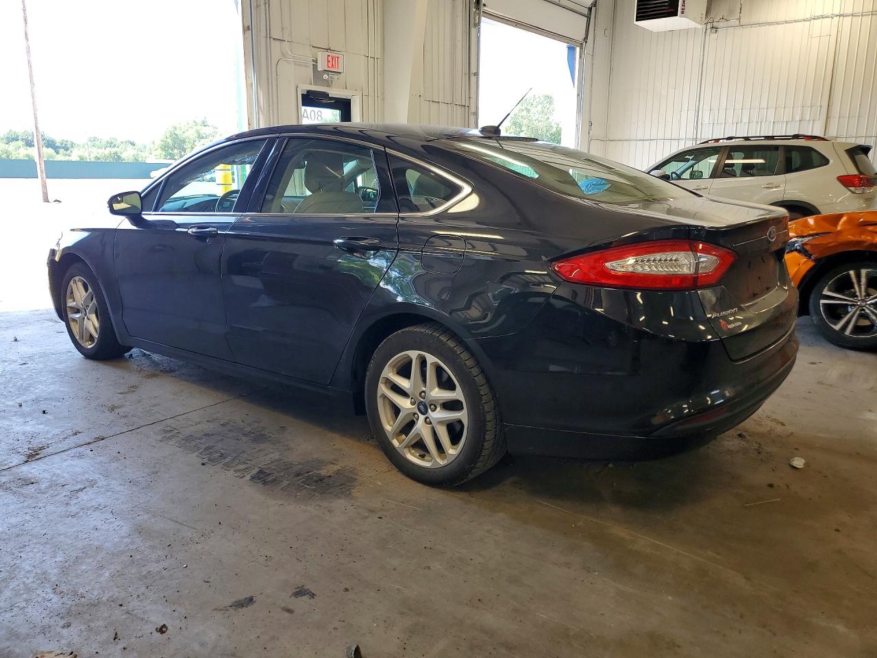 2014 Ford Fusion Se Black vin: 3FA6P0HD0ER111335