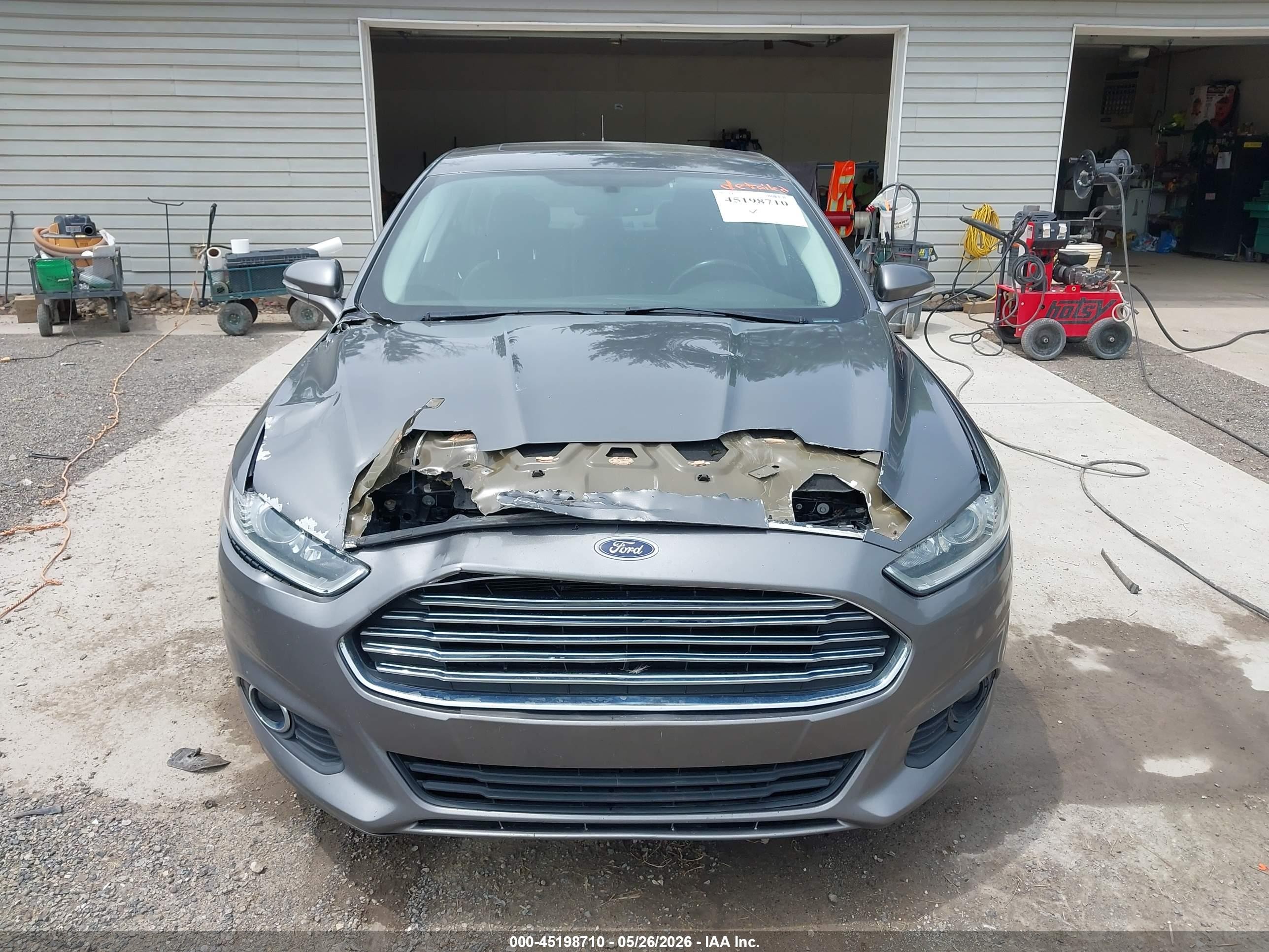 2014 Ford Fusion Se Gray vin: 3FA6P0HD0ER128247