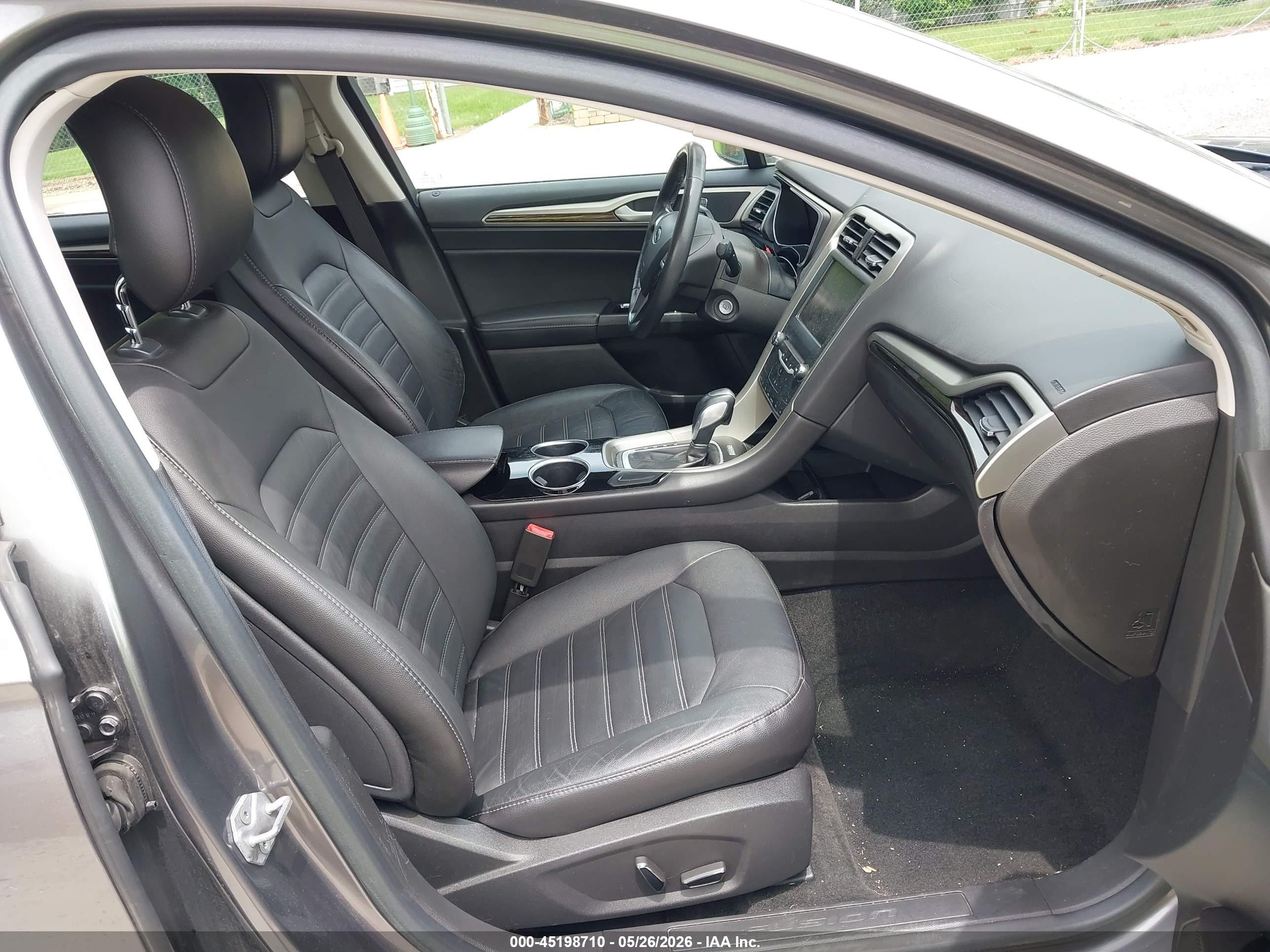 2014 Ford Fusion Se Gray vin: 3FA6P0HD0ER128247