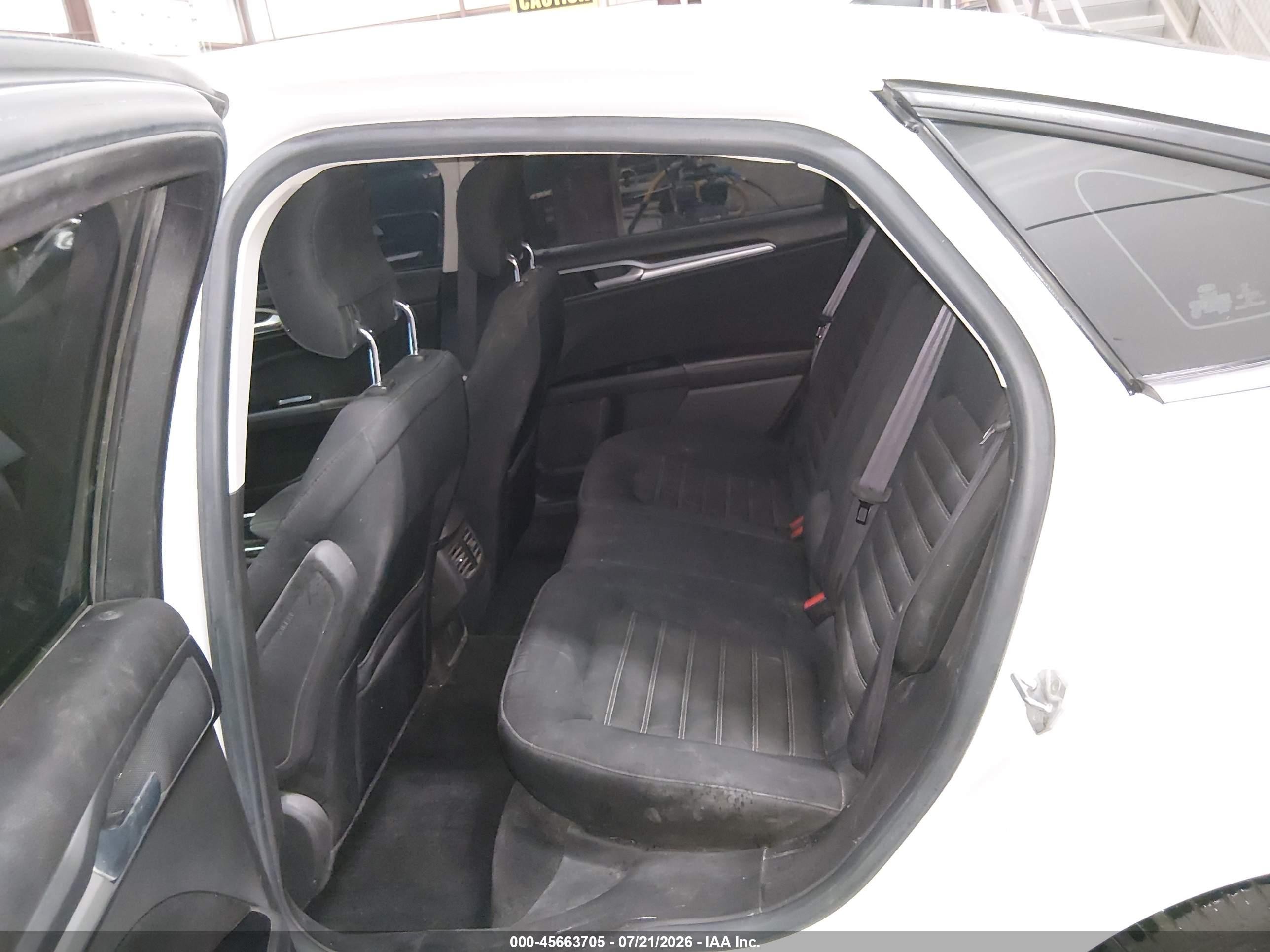 2014 Ford Fusion Se White vin: 3FA6P0HD0ER136123