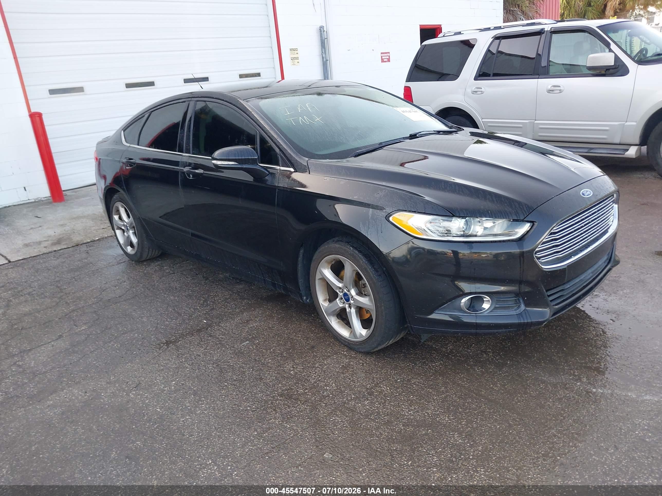 2014 Ford Fusion Se Black vin: 3FA6P0HD0ER140205