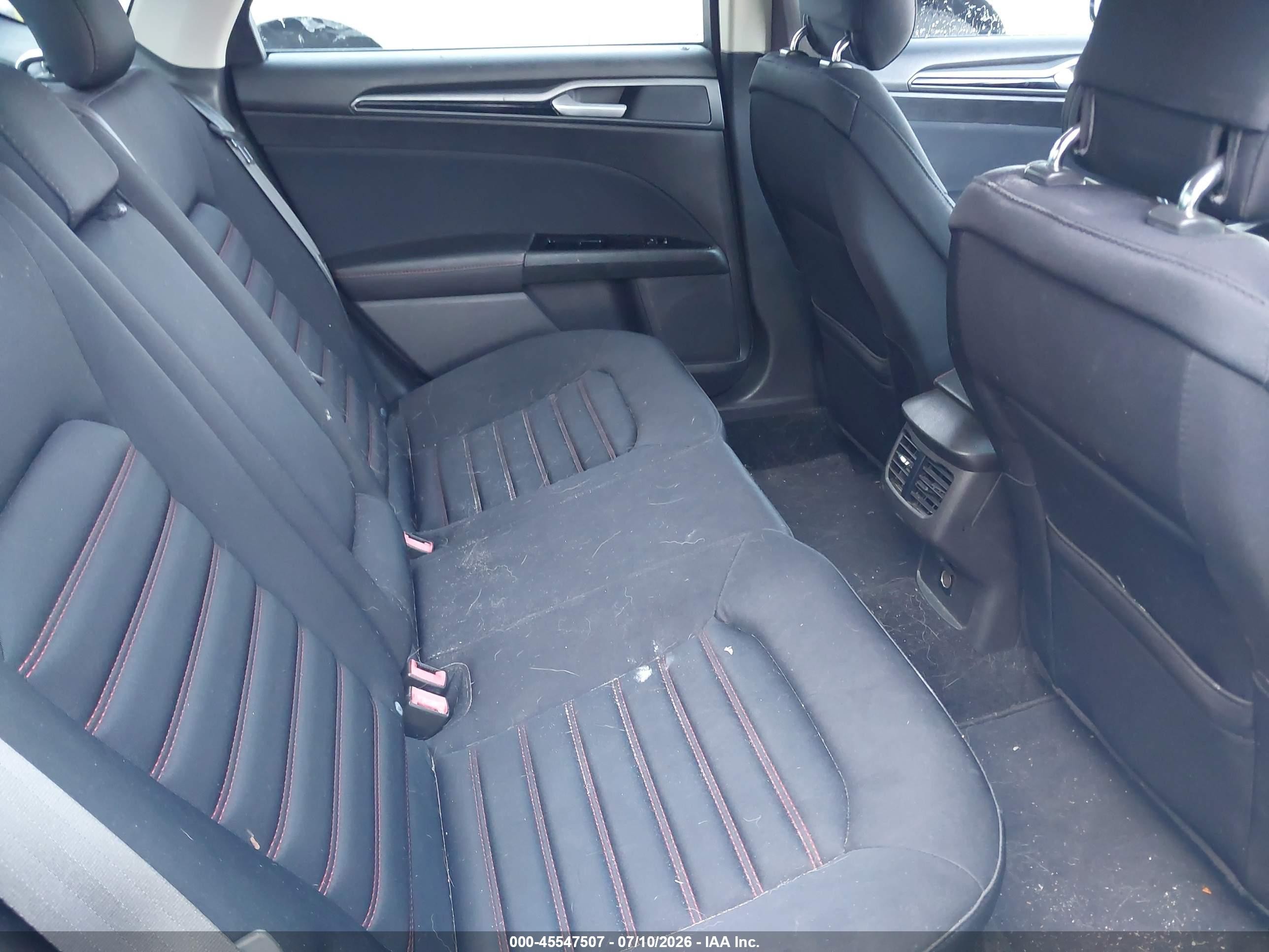 2014 Ford Fusion Se Black vin: 3FA6P0HD0ER140205
