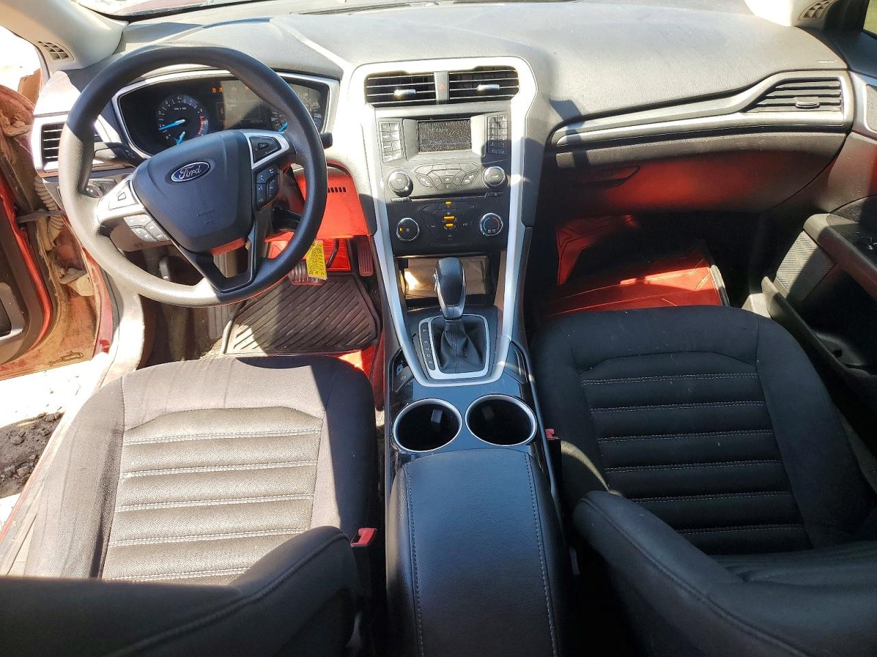 2014 Ford Fusion Se Burgundy vin: 3FA6P0HD0ER145954