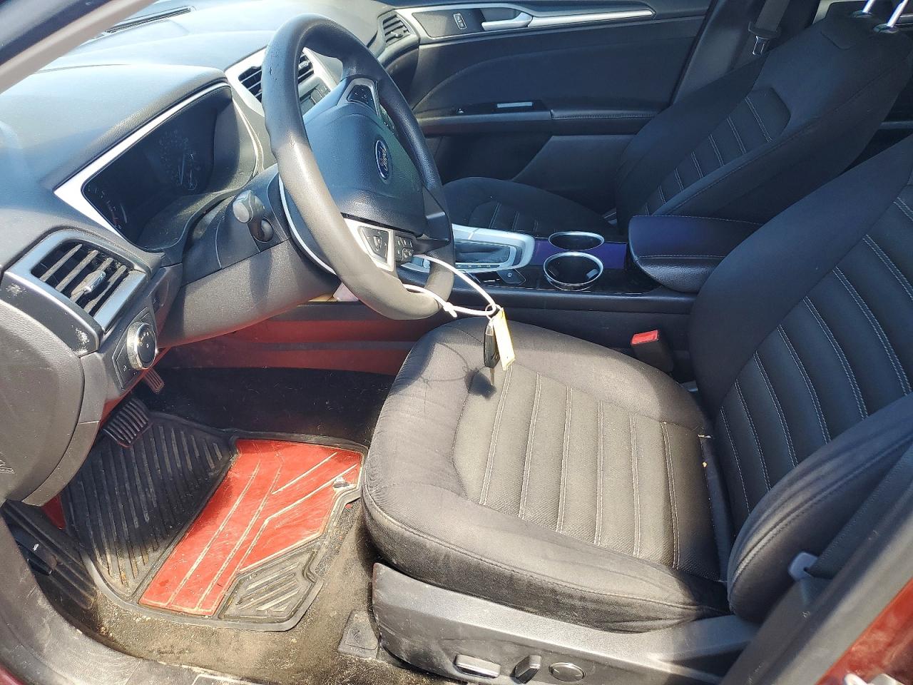 2014 Ford Fusion Se Burgundy vin: 3FA6P0HD0ER145954