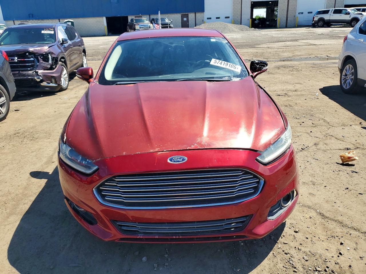 2014 Ford Fusion Se Burgundy vin: 3FA6P0HD0ER145954