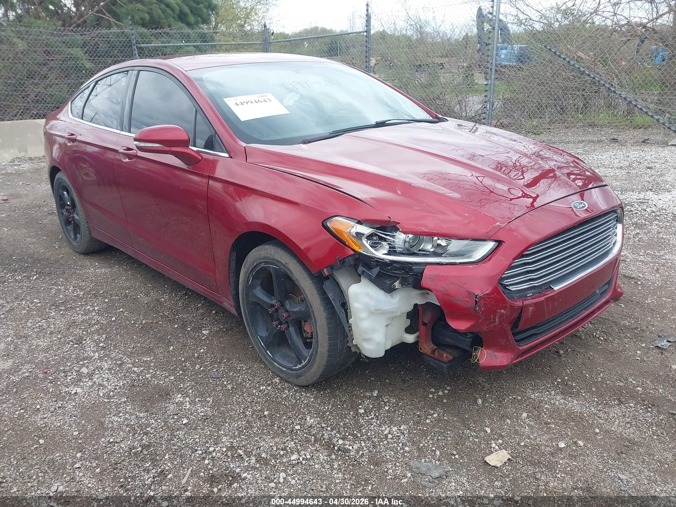 2014 Ford Fusion Se Red vin: 3FA6P0HD0ER150295