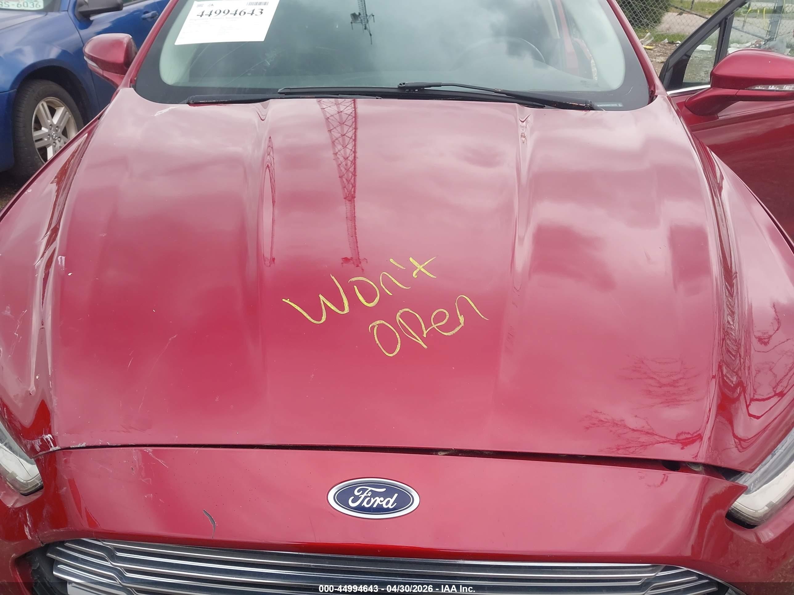 2014 Ford Fusion Se Red vin: 3FA6P0HD0ER150295