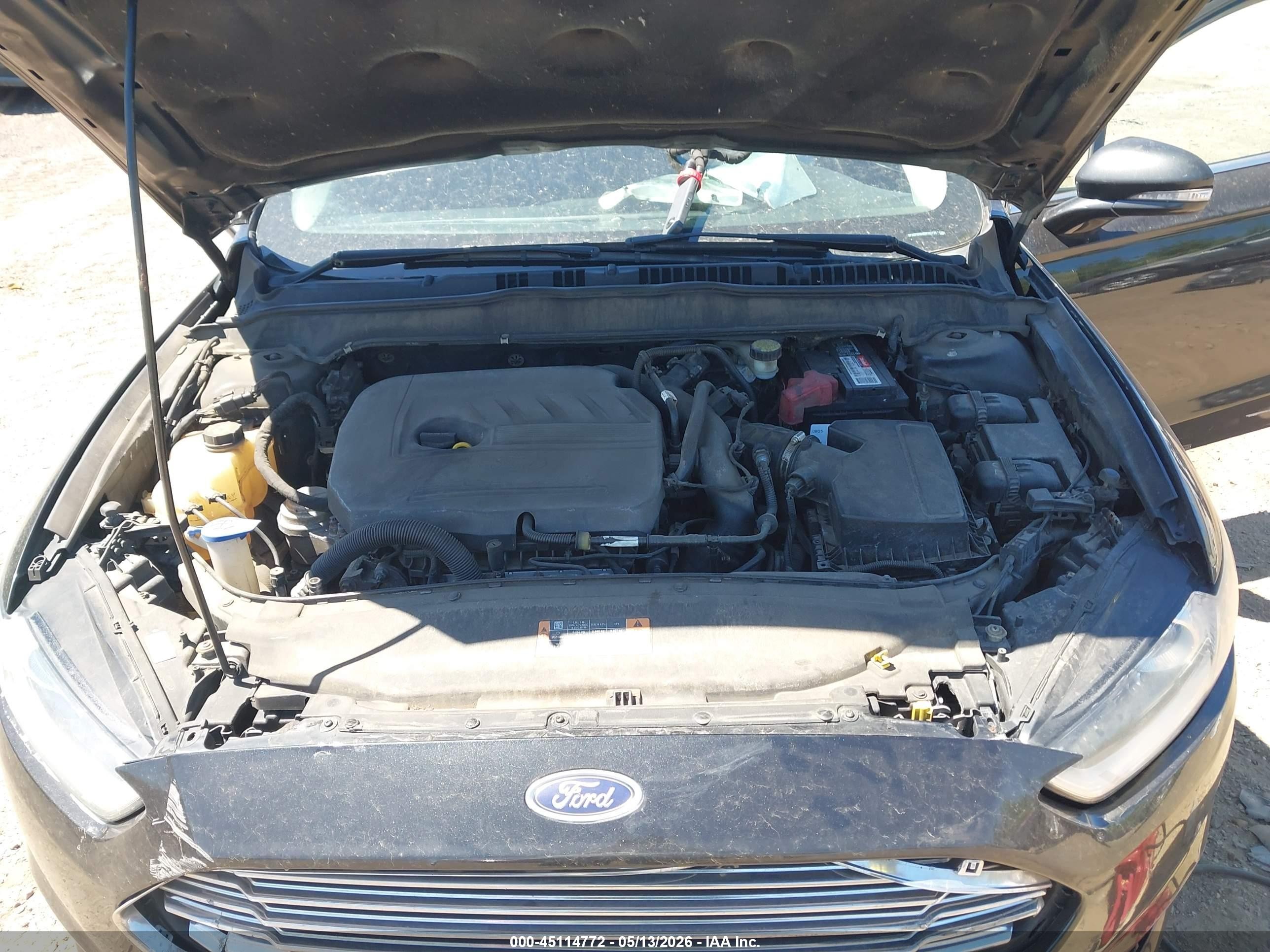 2014 Ford Fusion Se Black vin: 3FA6P0HD0ER157778