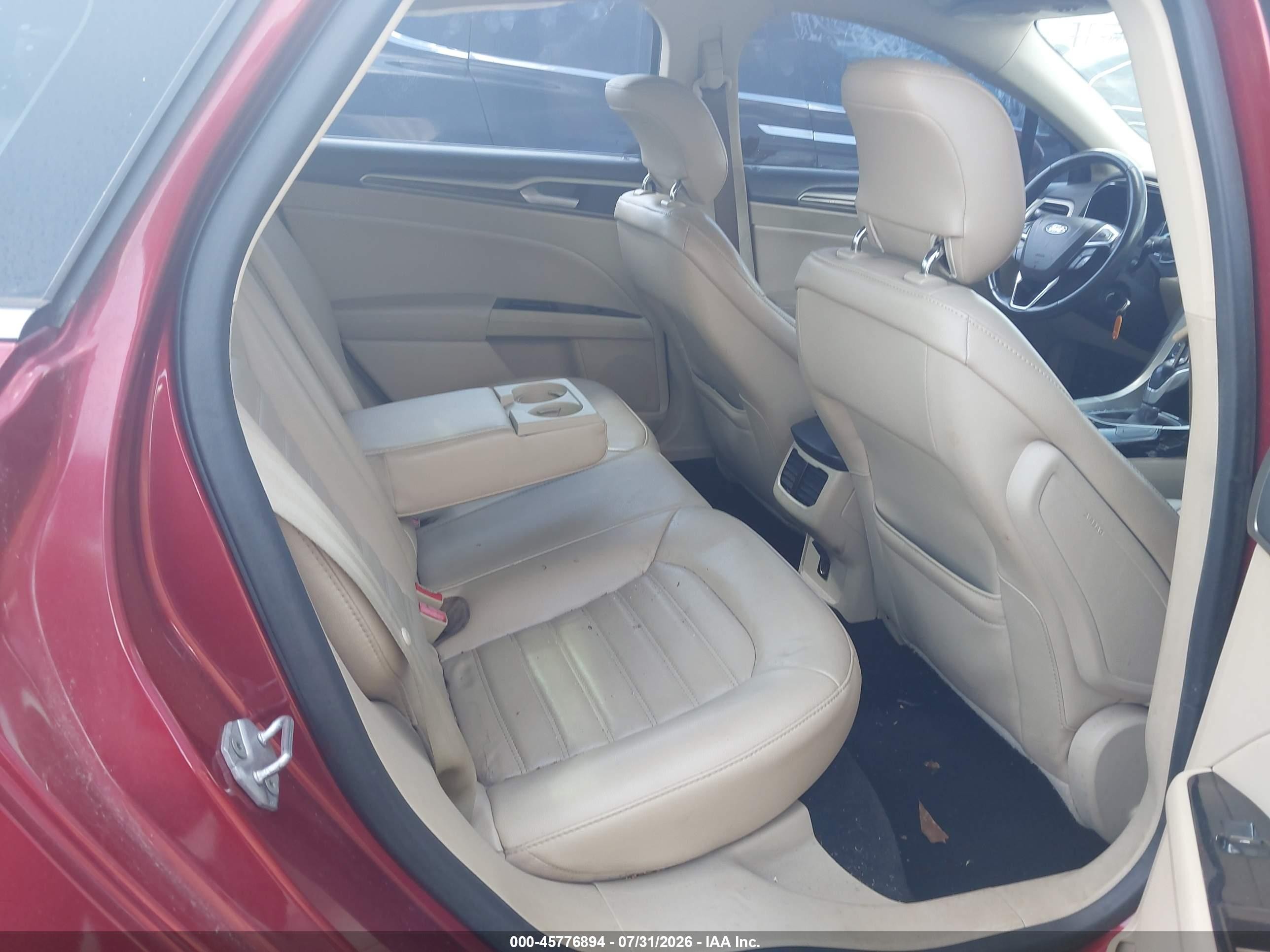 2014 Ford Fusion Se Красный vin: 3FA6P0HD0ER167470