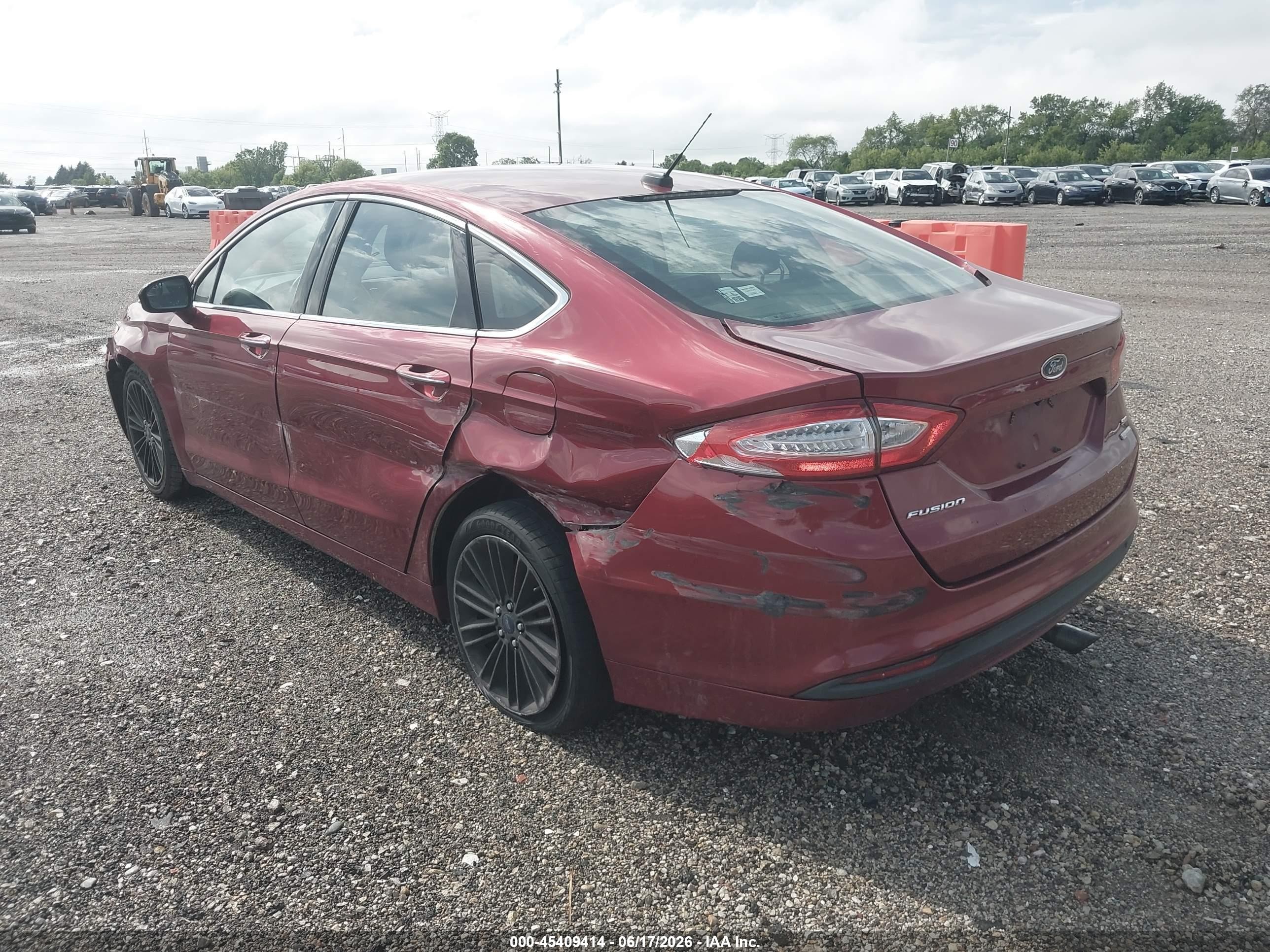 2014 Ford Fusion Se Red vin: 3FA6P0HD0ER168389