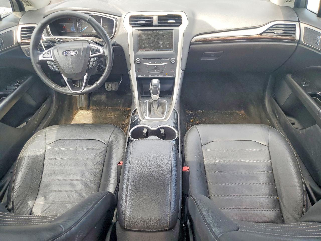2014 Ford Fusion Se Black vin: 3FA6P0HD0ER175052