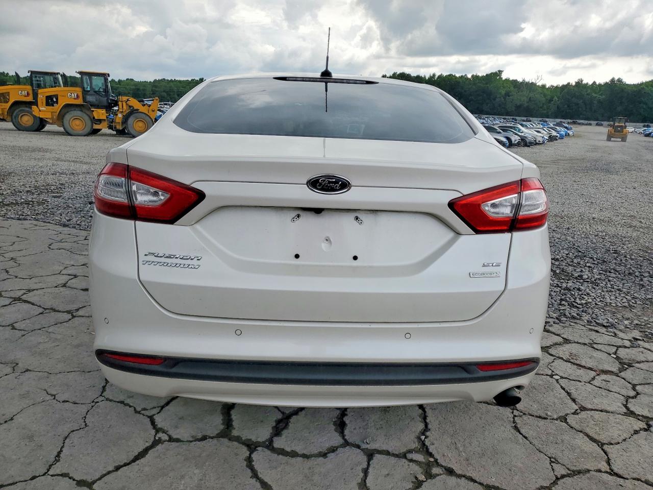 2014 Ford Fusion Se White vin: 3FA6P0HD0ER182227