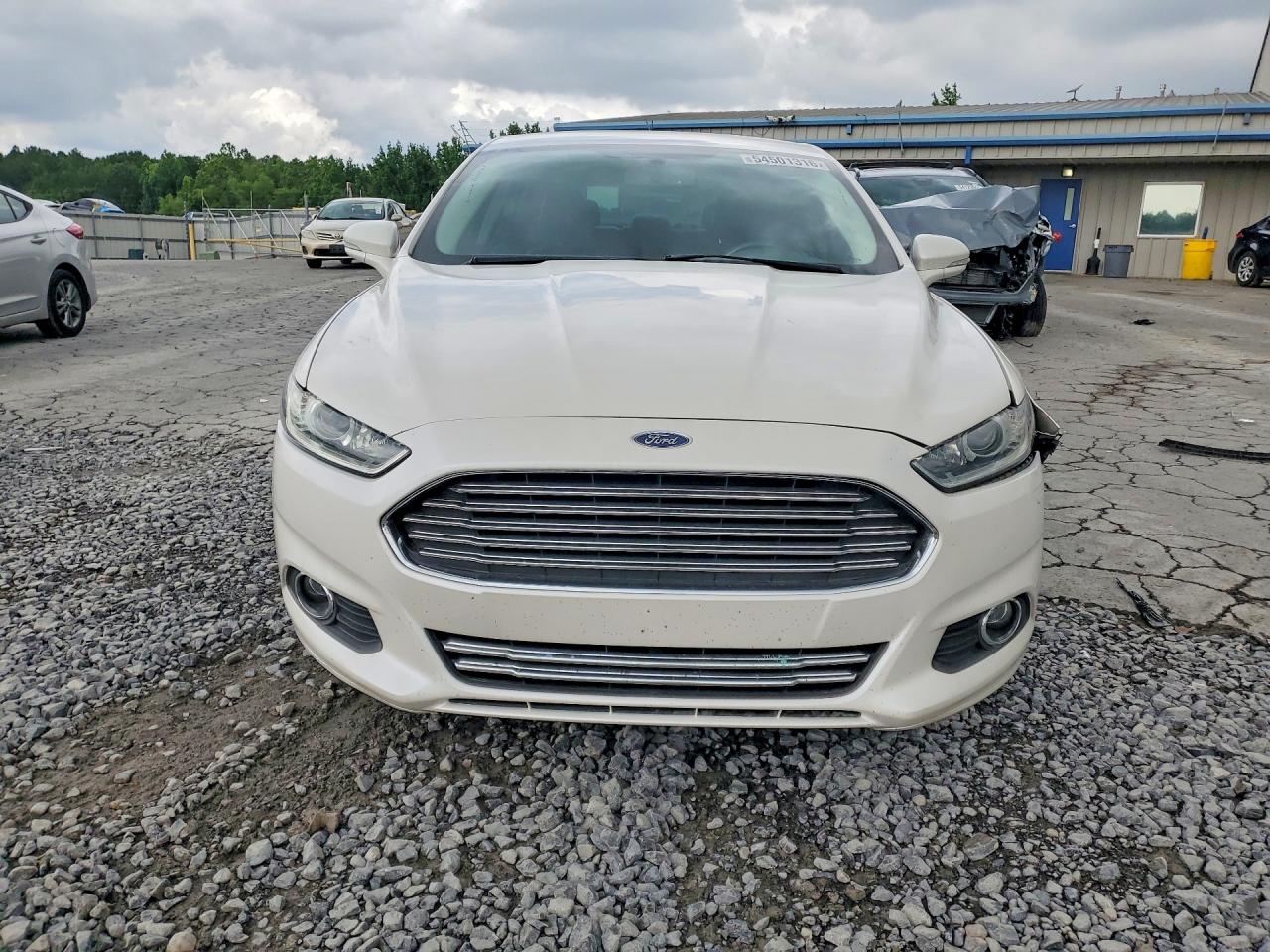 2014 Ford Fusion Se White vin: 3FA6P0HD0ER182227