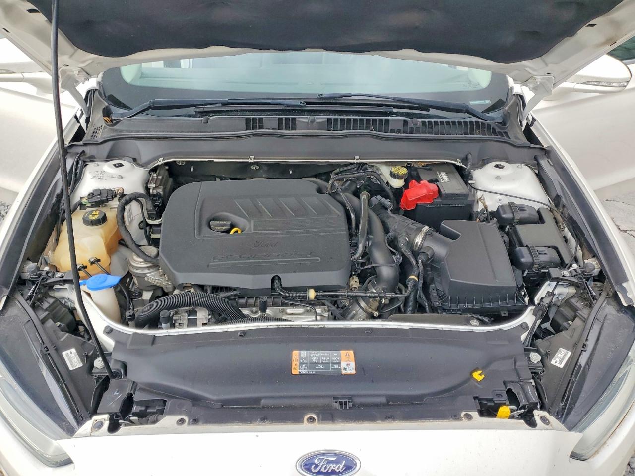 2014 Ford Fusion Se White vin: 3FA6P0HD0ER182227