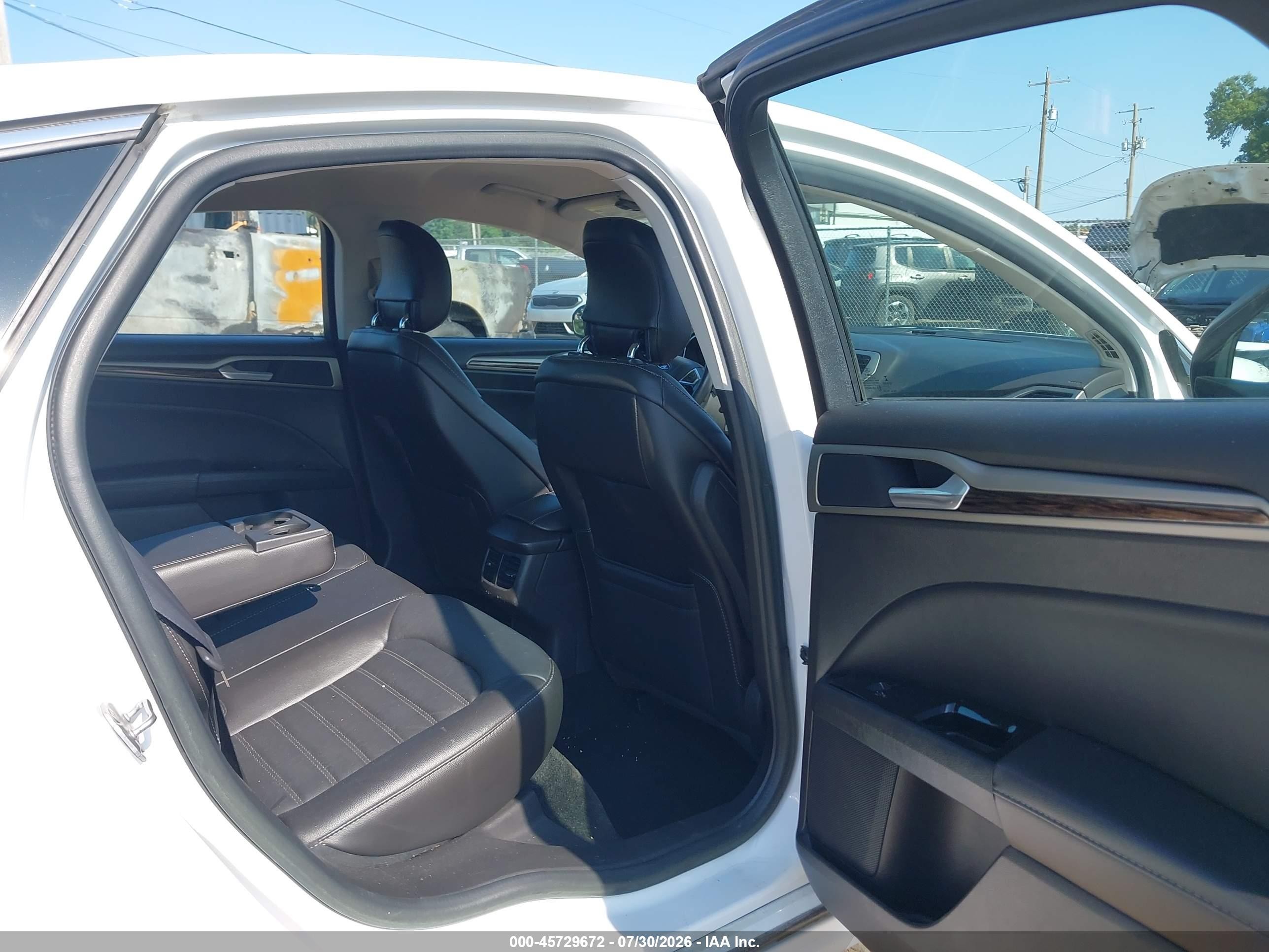 2014 Ford Fusion Se White vin: 3FA6P0HD0ER183586