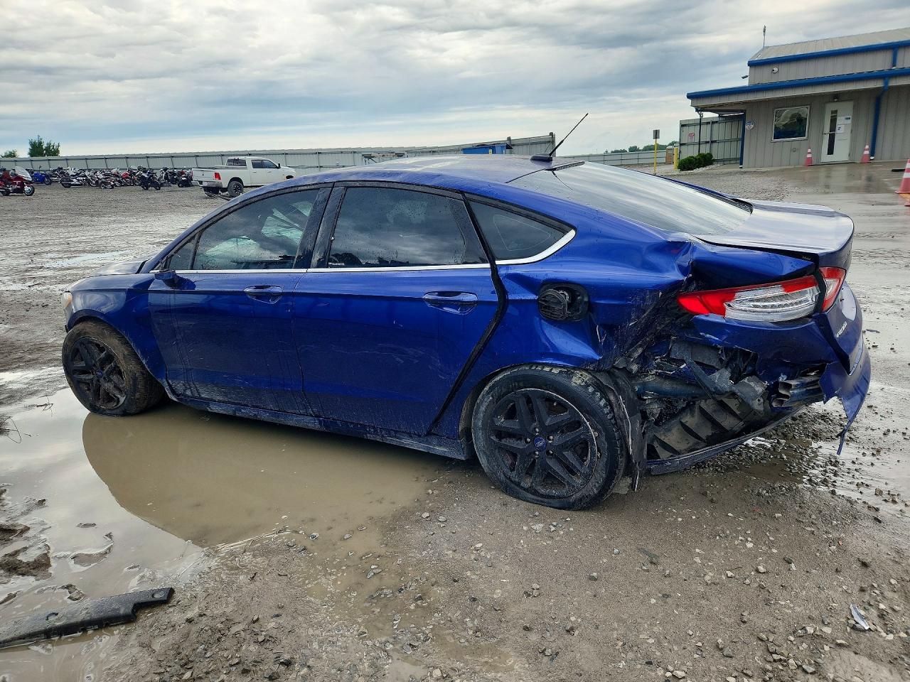 2014 Ford Fusion Se Blue vin: 3FA6P0HD0ER253717
