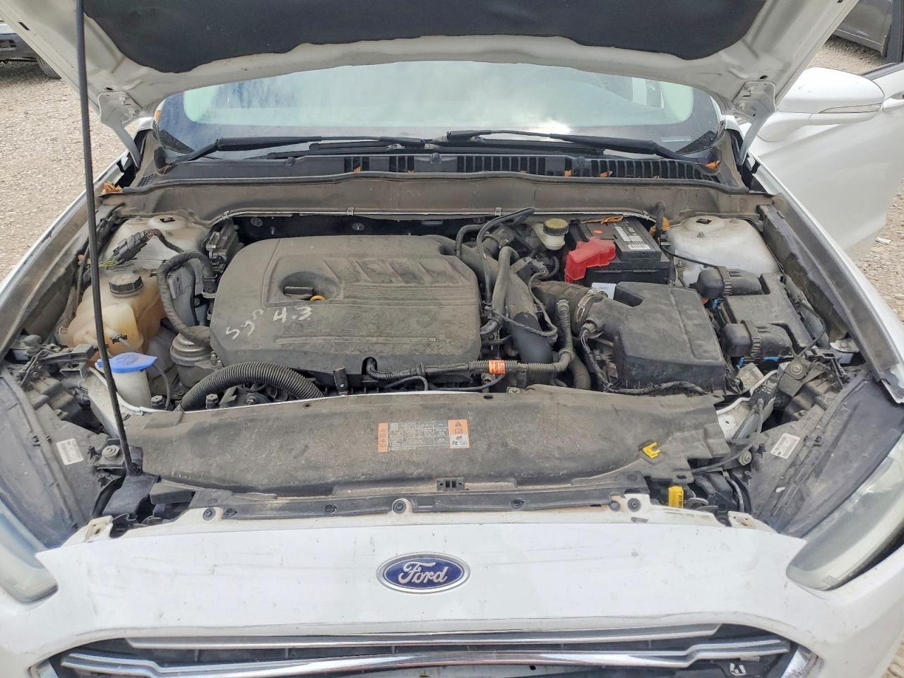 2014 Ford Fusion Se White vin: 3FA6P0HD0ER319635