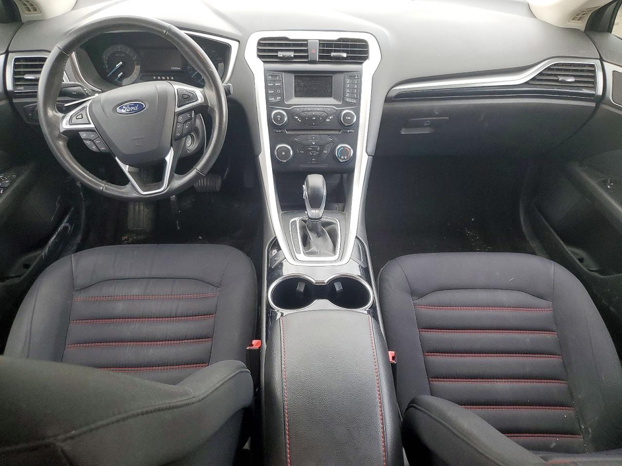2014 Ford Fusion Se White vin: 3FA6P0HD0ER319635