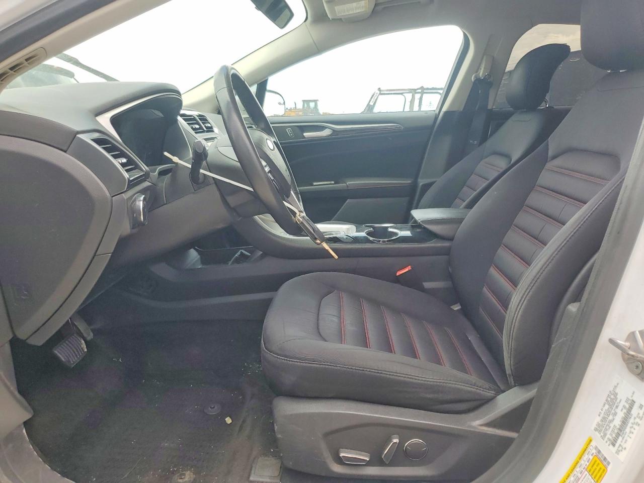 2014 Ford Fusion Se White vin: 3FA6P0HD0ER319635