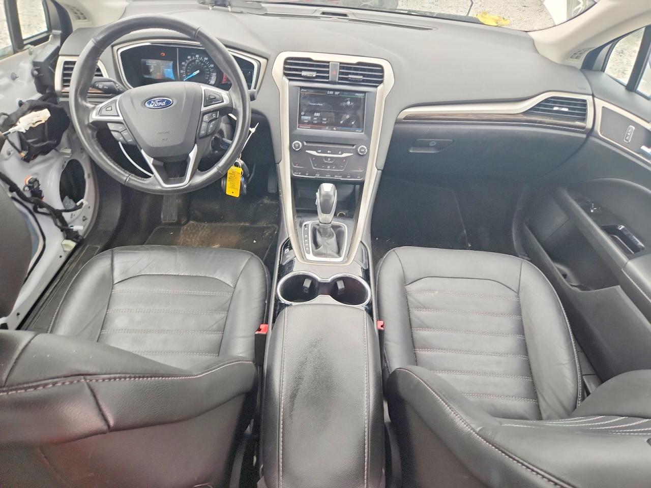 2014 Ford Fusion Se White vin: 3FA6P0HD0ER328402